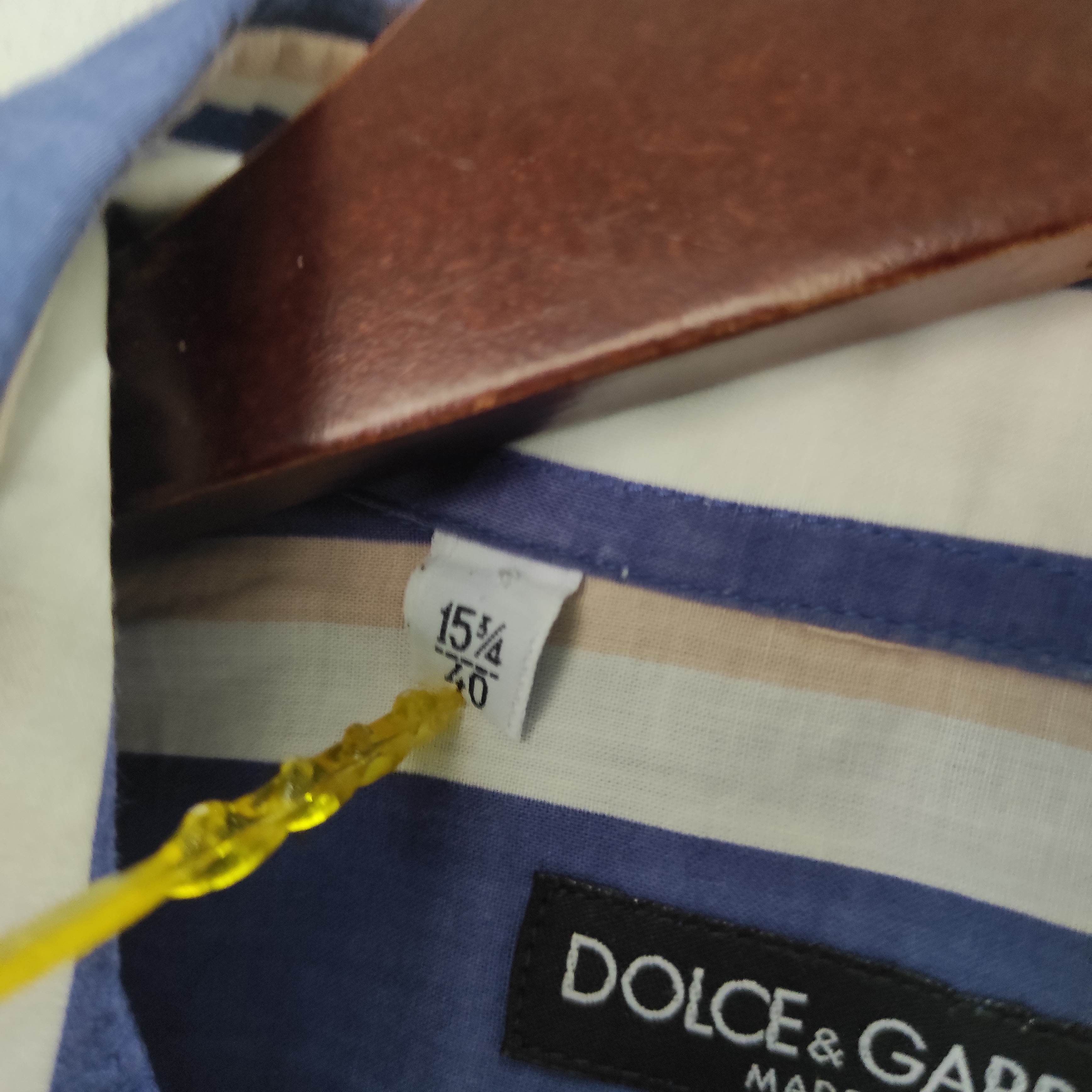 Dolce & Gabbana Dolce Gabbana Shirt Long Sleeve Button Up Size US M / EU 48-50 / 2 - 9 Thumbnail