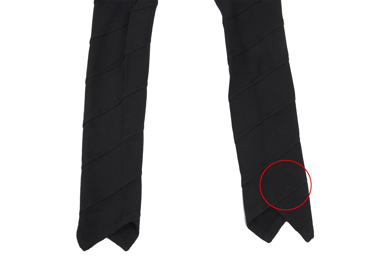 Comme des Garcons Homme Plus Polyester Twist Pants in Black, Size XS Size US 30 / EU 46 - 7 Thumbnail