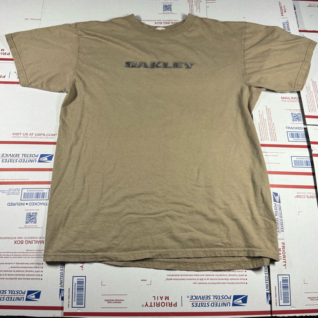 Oakley 90s Y2K Oakley Software Tan Big O Logo Size Large Techwear Size US L / EU 52-54 / 3 - 4 Thumbnail