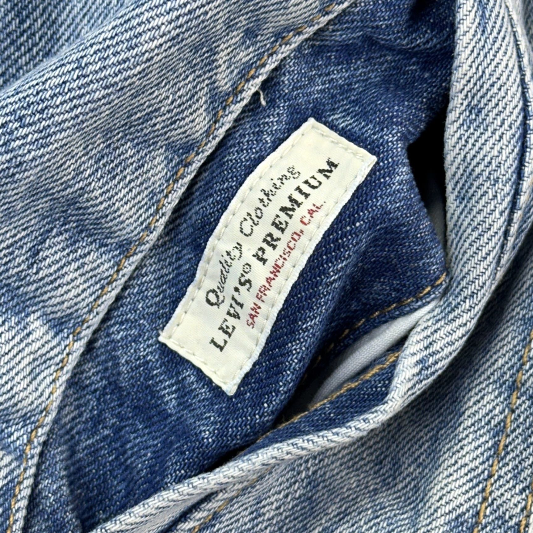Levi's Levis Premium Trucker Jacket Women's Small Faux Fur Lined Reversible Trucker Jacket Size S / US 4 / IT 40 - 5 Thumbnail