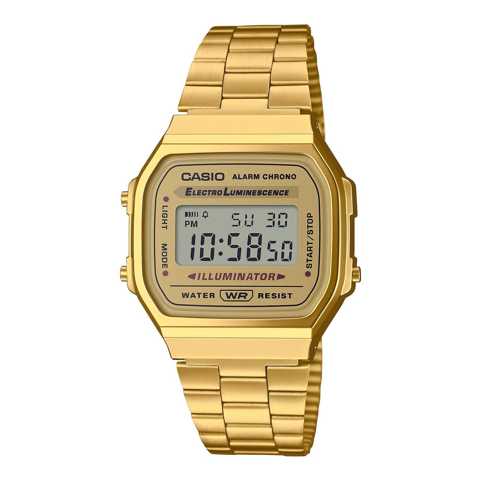 Casio Casio Unisex Watch Champagne - A-168WG-9WDF Size ONE SIZE - 1 Preview