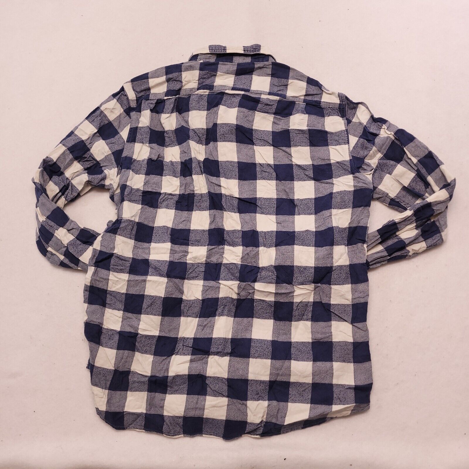 J.Crew JCrew Mercantile Gingham Flannel Shirt Mens Size M Blue Size US M / EU 48-50 / 2 - 11 Thumbnail