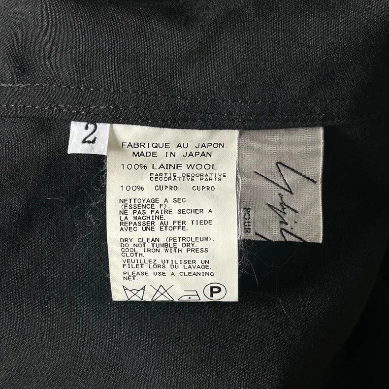 Yohji Yamamoto Yohji Yamamoto Yohji Yamamoto Black Western Style Shirt Size US S / EU 44-46 / 1 - 6 Thumbnail