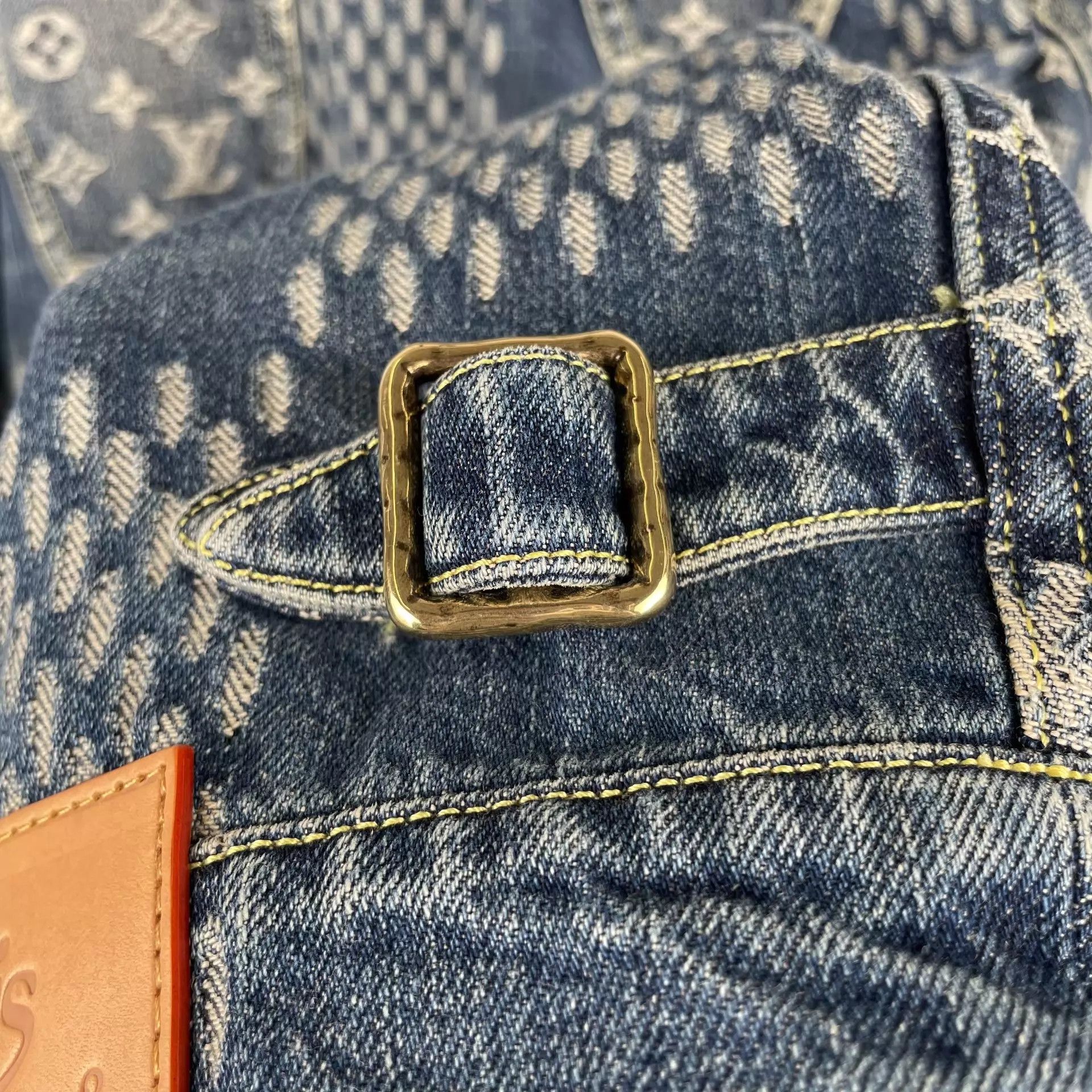 Louis Vuitton LV x Nigo Monogram Denim Jacket 44 Size US S / EU 44-46 / 1 - 7 Thumbnail