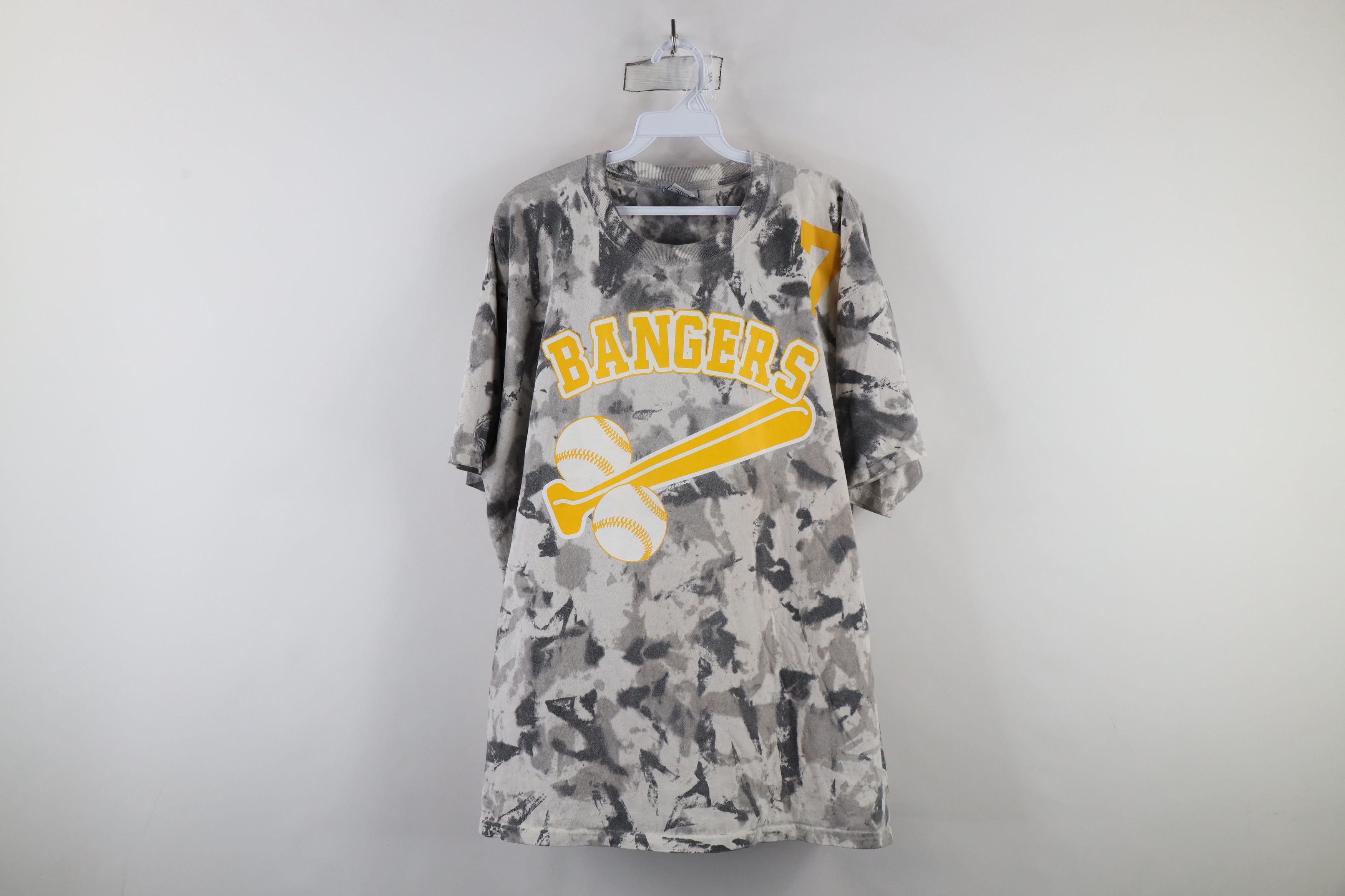 Vintage Vintage 90s Streetwear Rangers Baseball Short Sleeve T-Shirt Size US XL / EU 56 / 4 - 1 Thumbnail