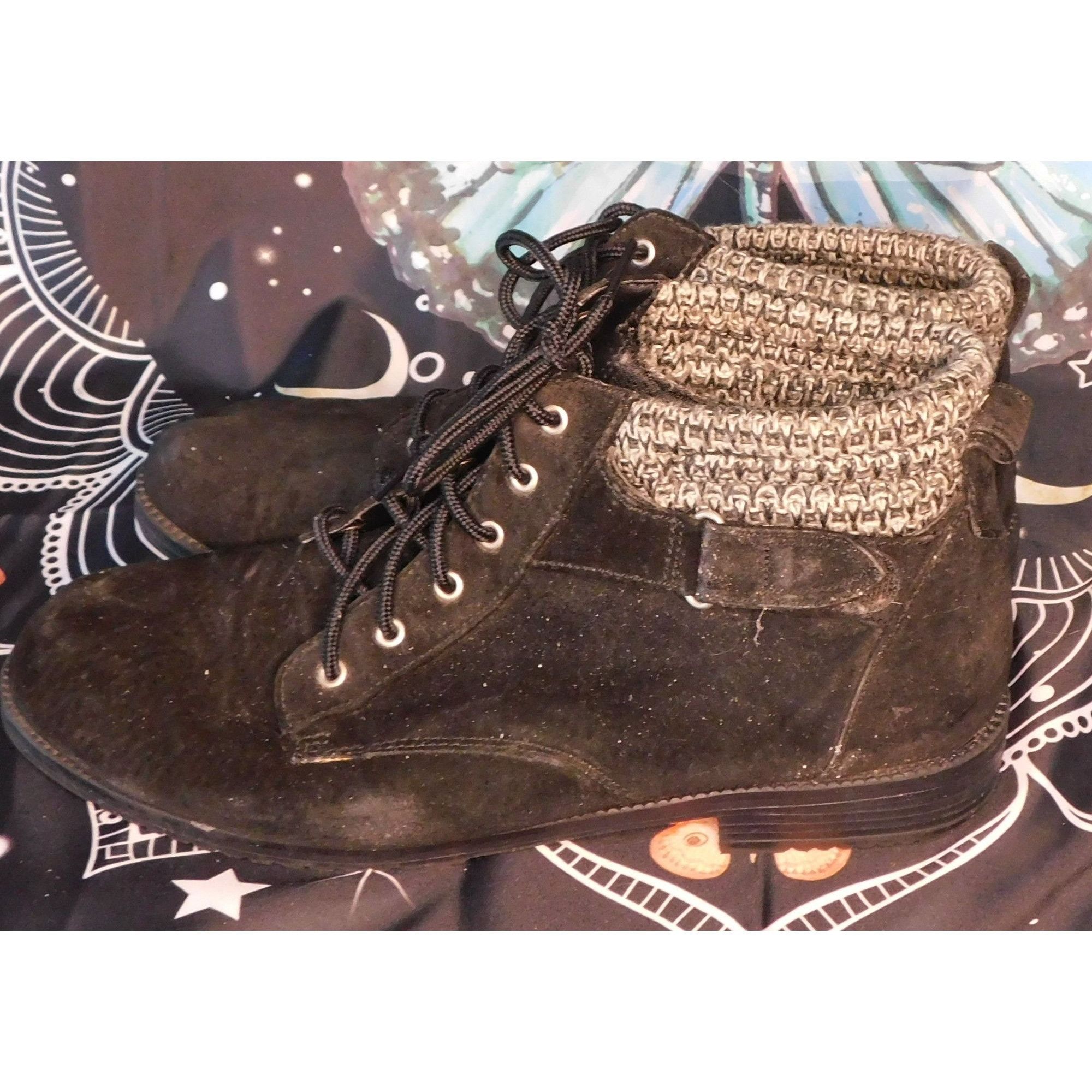 Other Black Original Rugged Outback Ankle Boots Size US 12 / IT 42 - 1 Thumbnail