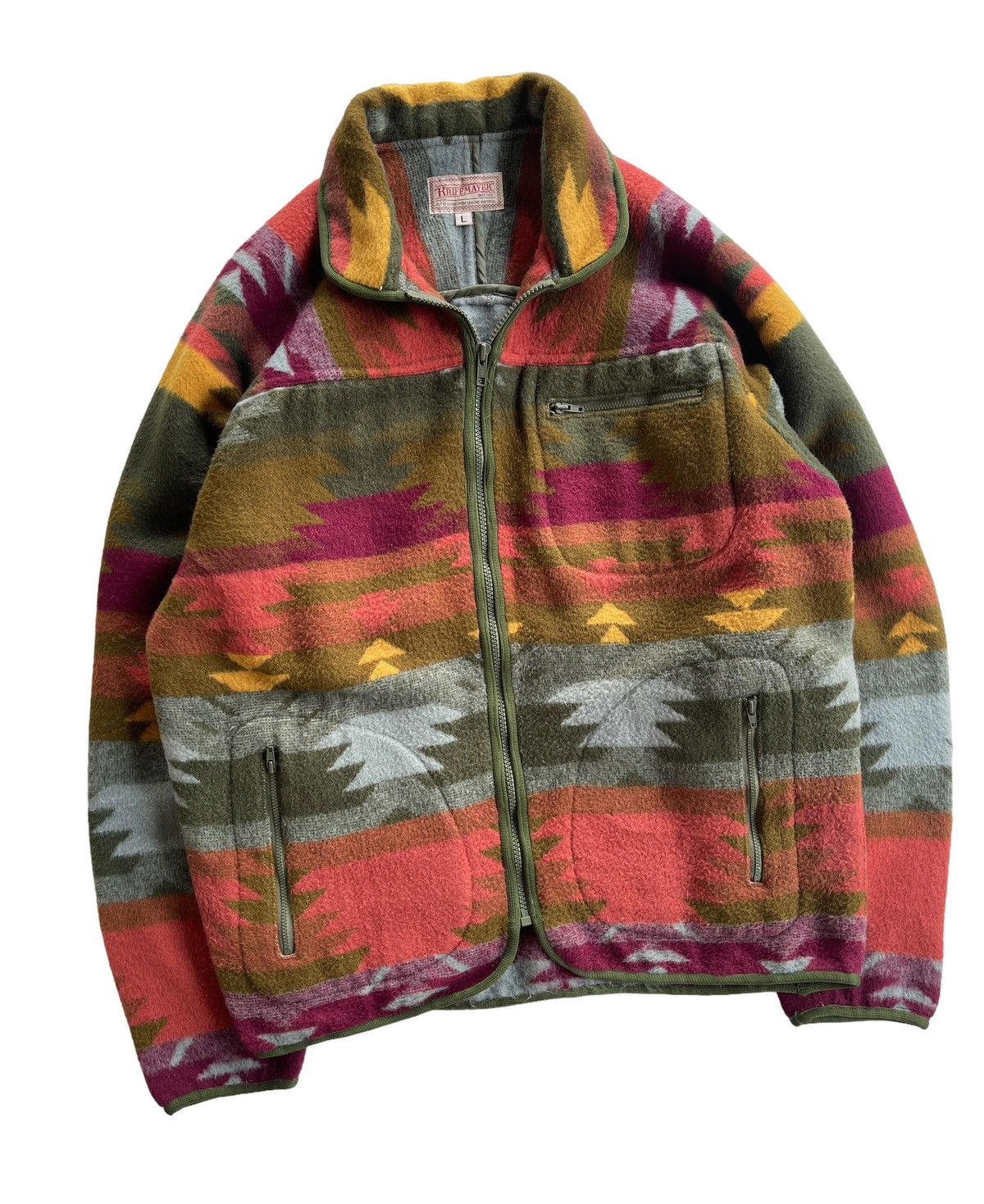 Japanese Brand Vintage Kriff Mayer Western Aztec Navajo Jacket Size US L / EU 52-54 / 3 - 2 Thumbnail