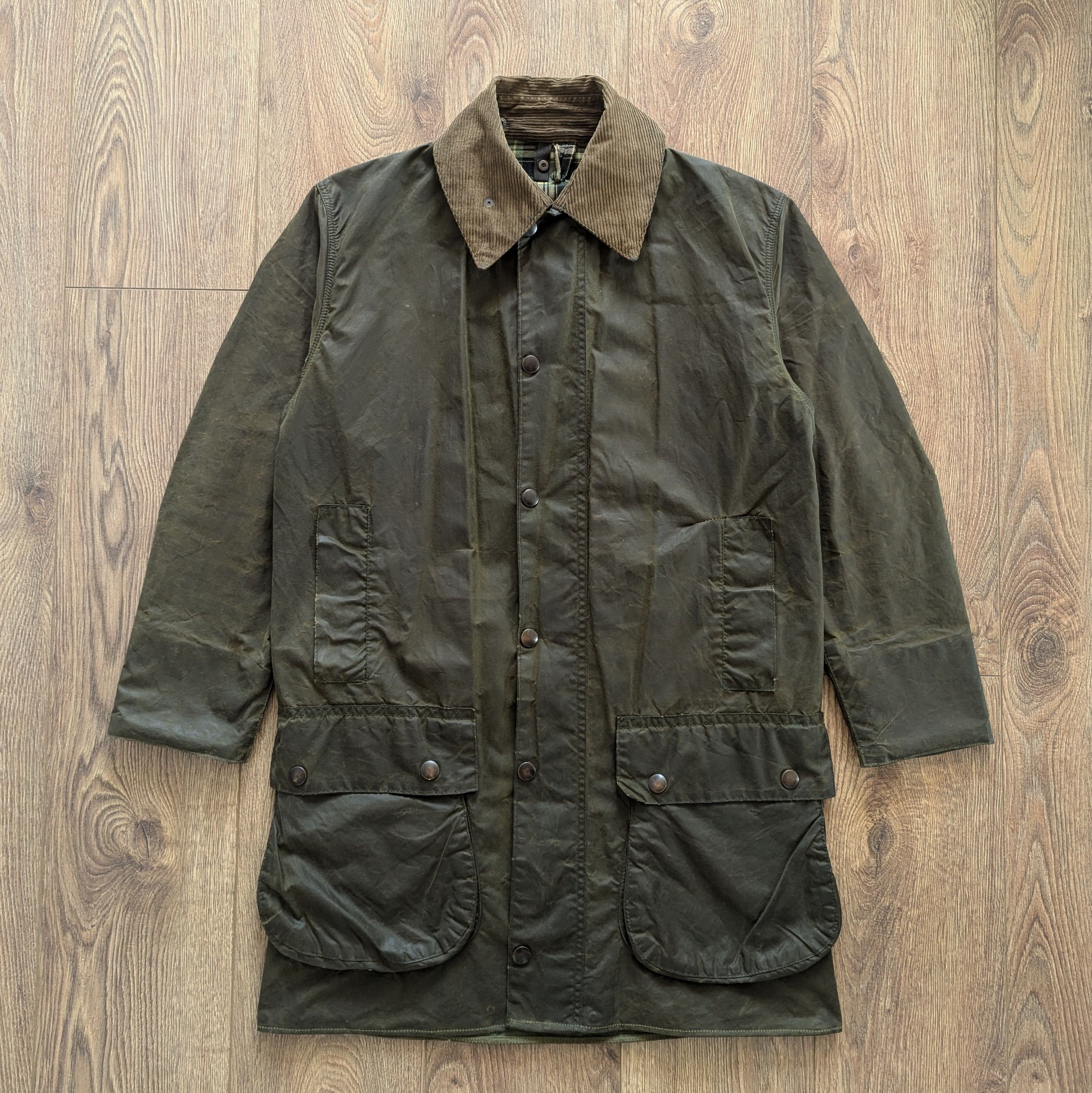 Barbour Barbour A200 Border Wax Jacket C36\91CM Made In England Size US S / EU 44-46 / 1 - 22 Thumbnail