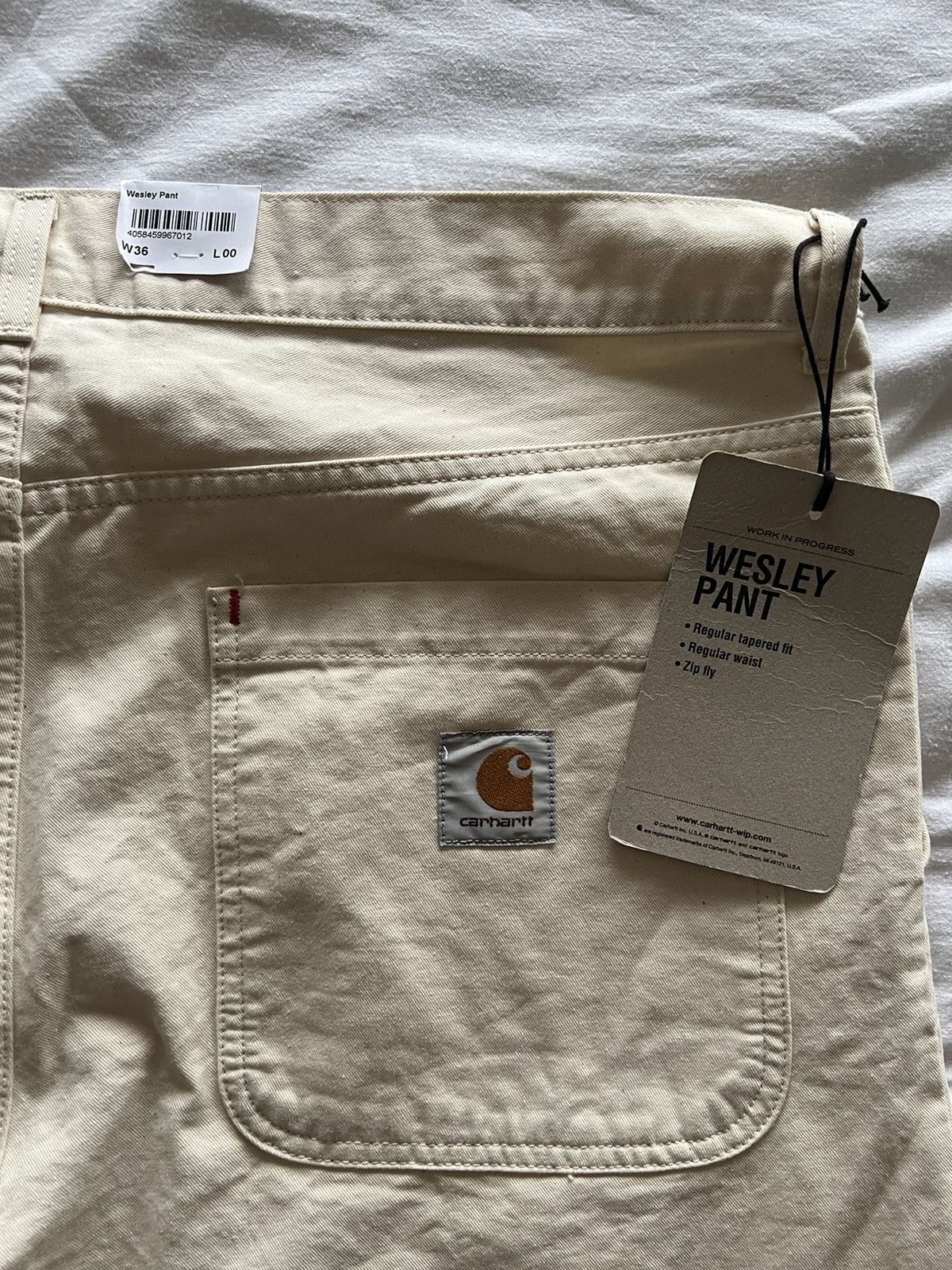 Carhartt Wip Carhartt WIP Wesley Pant Natural W36 Size US 36 / EU 52 - 5 Thumbnail