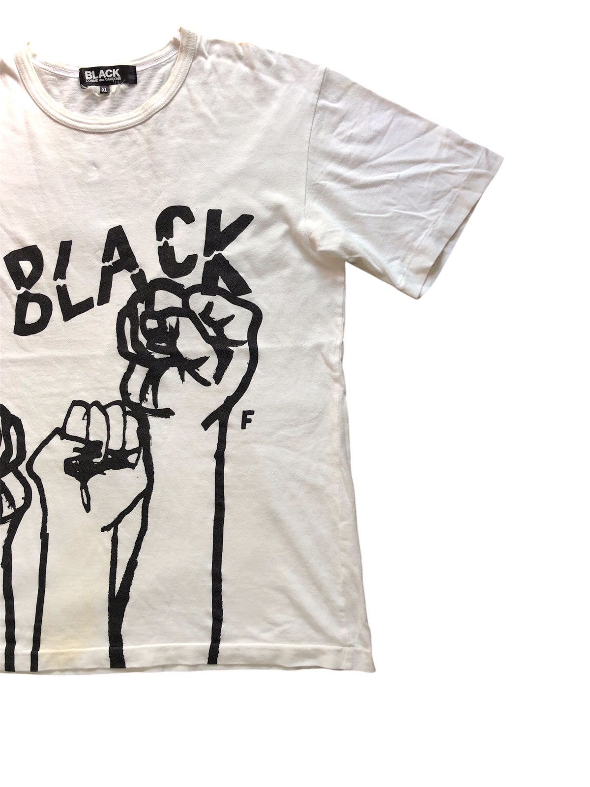 Comme des Garcons Comme des Garcons Black List Of Justice Tee Size US XL / EU 56 / 4 - 9 Thumbnail
