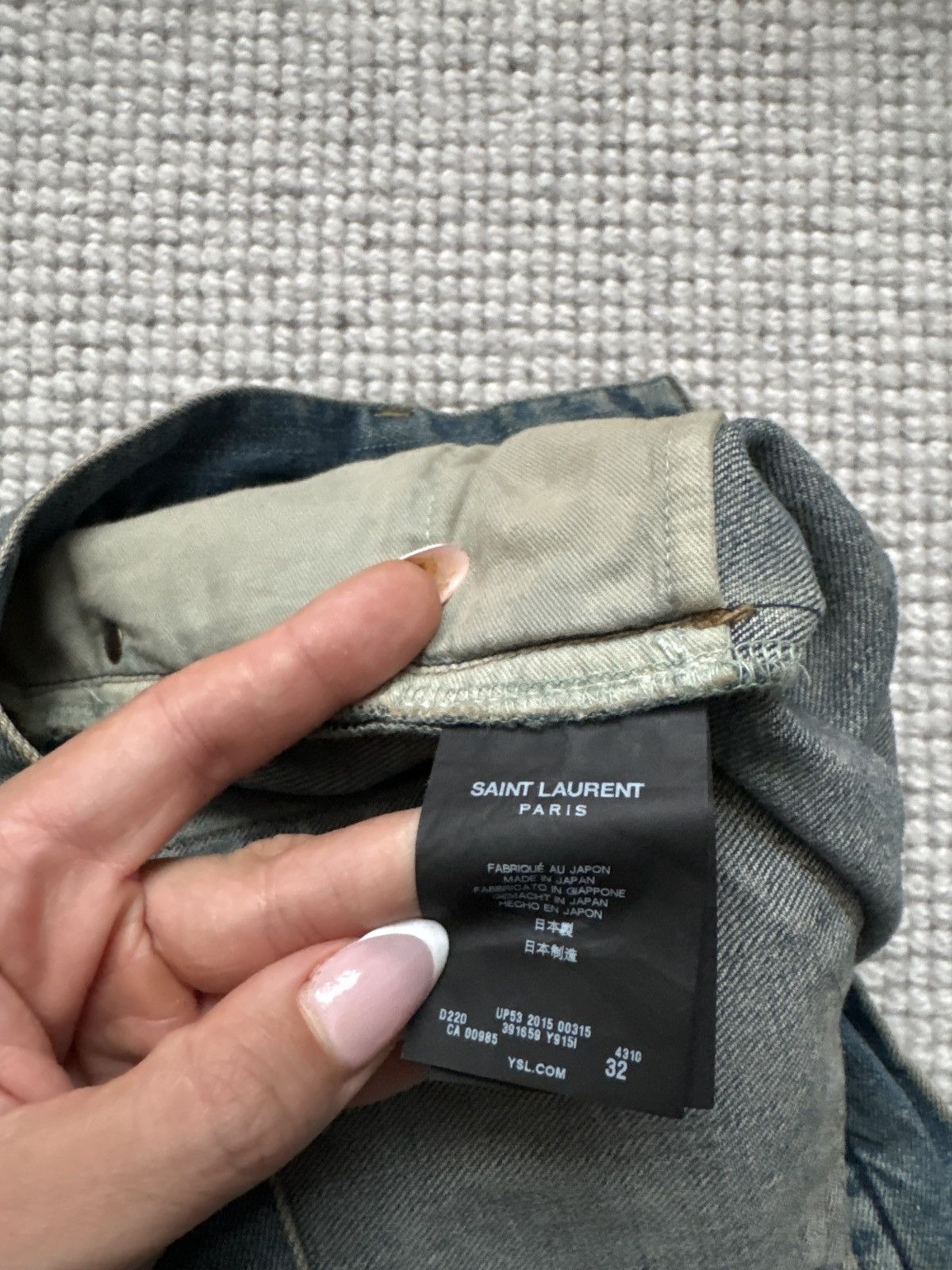 Saint Laurent Paris Saint Laurent distressed jeans Size US 32 / EU 48 - 4 Thumbnail