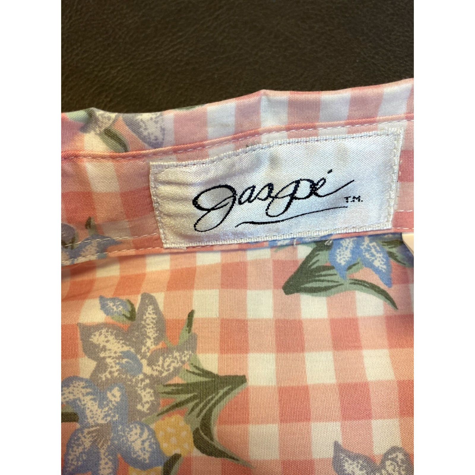 Vintage Vintage Women's Blouse L Retro Floral Gingham Check Prairie Cottage Cottagecore Size L / US 10 / IT 46 - 5 Thumbnail