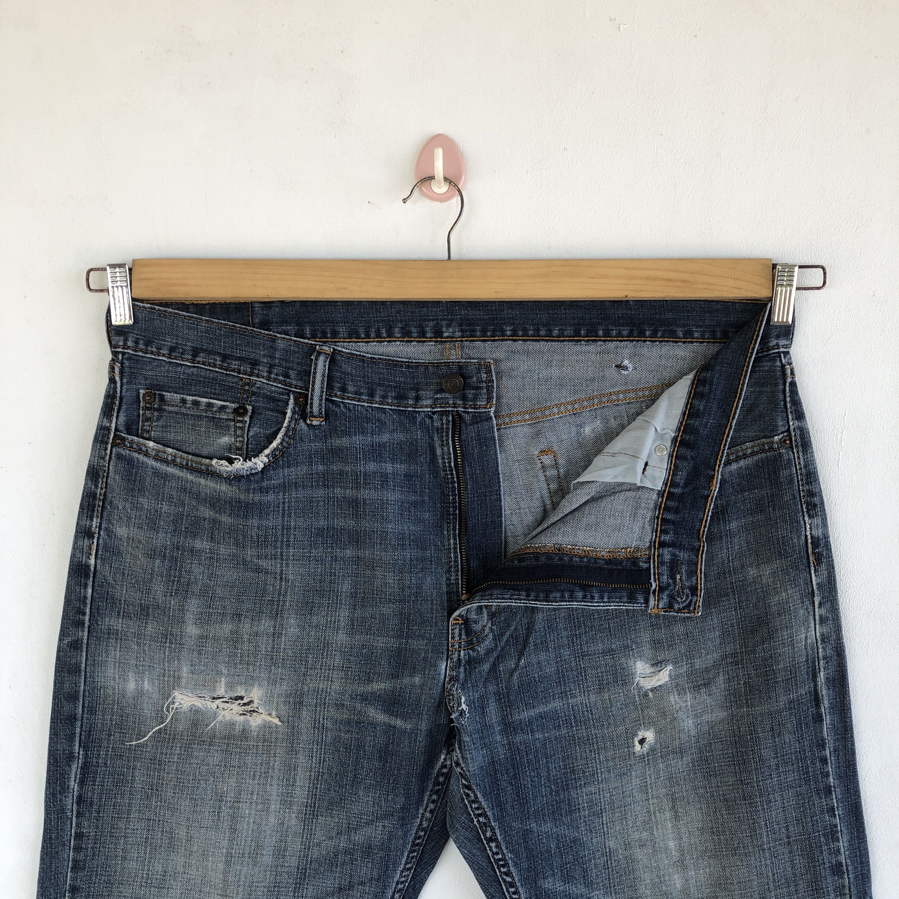 Levi's Vintage Levis Baggy Distressed Jeans Levi's 559 Faded Denim Size US 40 / EU 56 - 7 Thumbnail