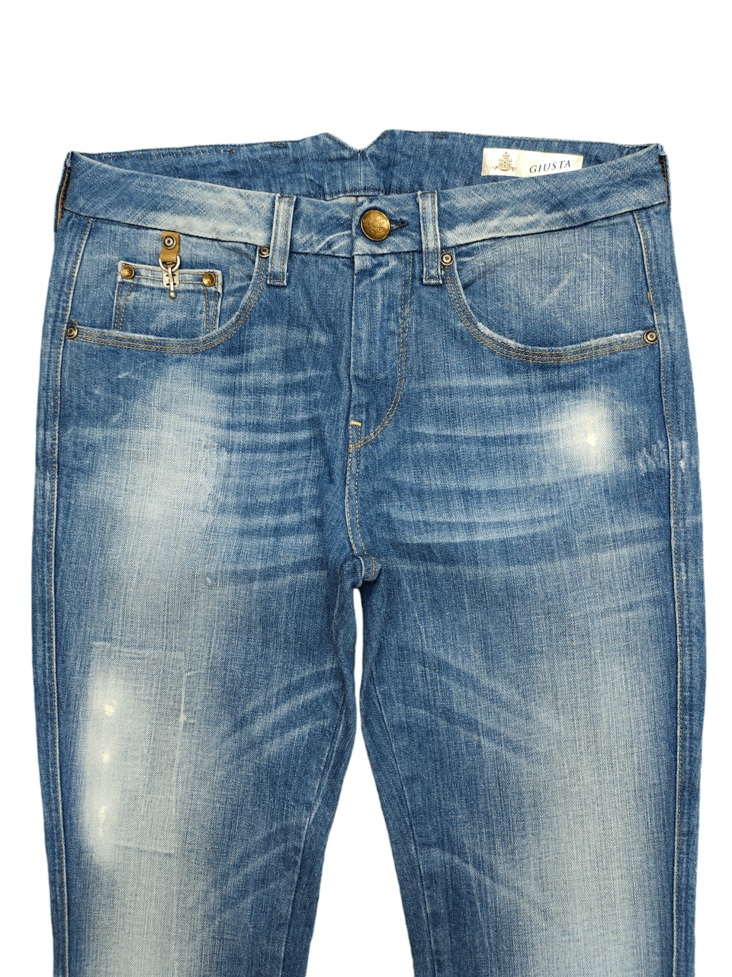 Replay Vintage Replay Guista Clawmark Metal Hook Pocket Jeans Size 28" / US 6 / IT 42 - 2 Thumbnail