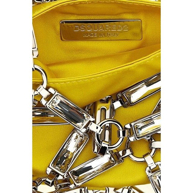 Dsquared2 DSQUARED2 Cage Yellow Bucket Bag New & Authentic Size ONE SIZE - 3 Thumbnail