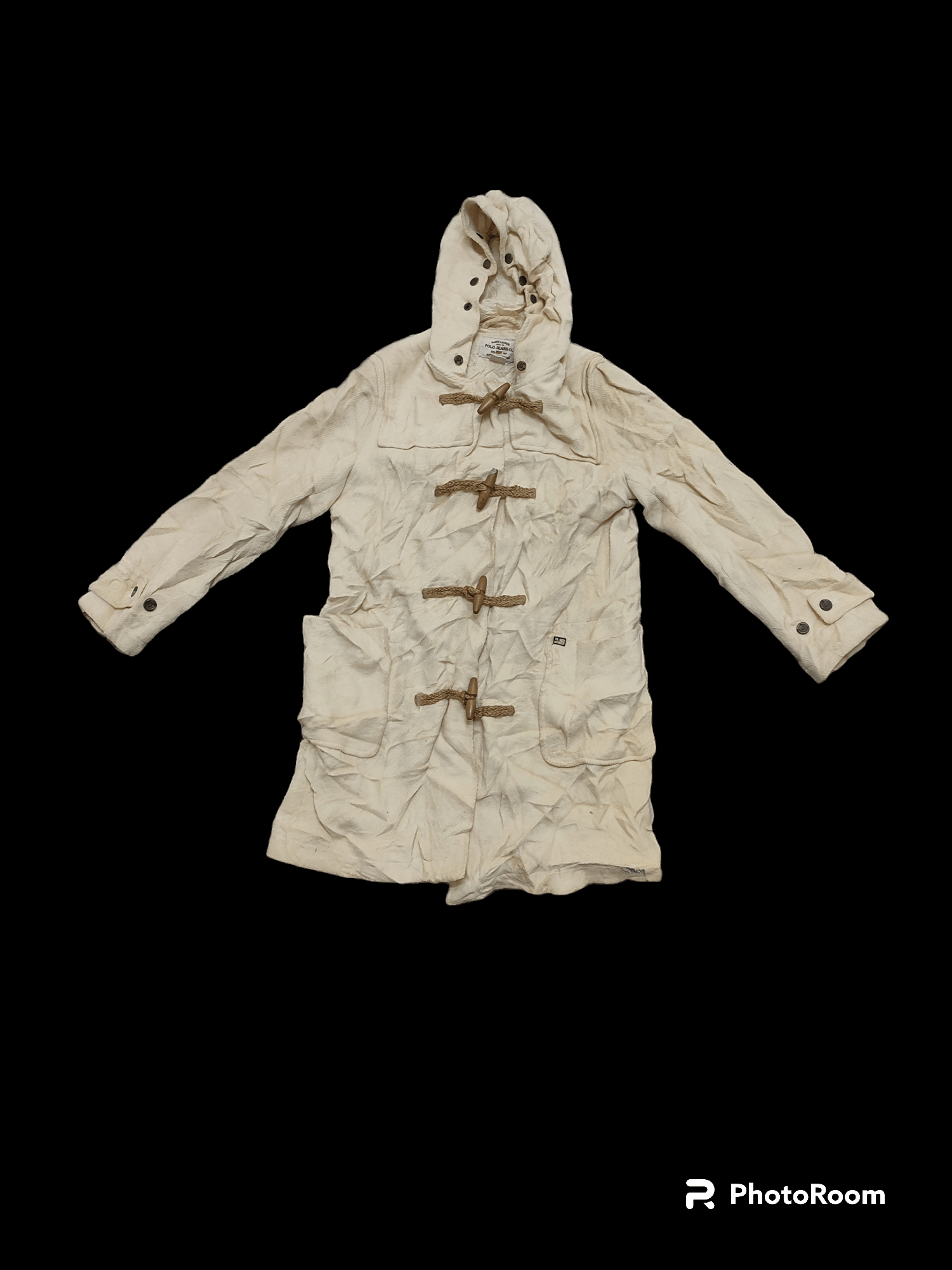 Polo Ralph Lauren Vintage Polo Ralph Lauren Duffle Wool Jacket Size US S / EU 44-46 / 1 - 1 Thumbnail