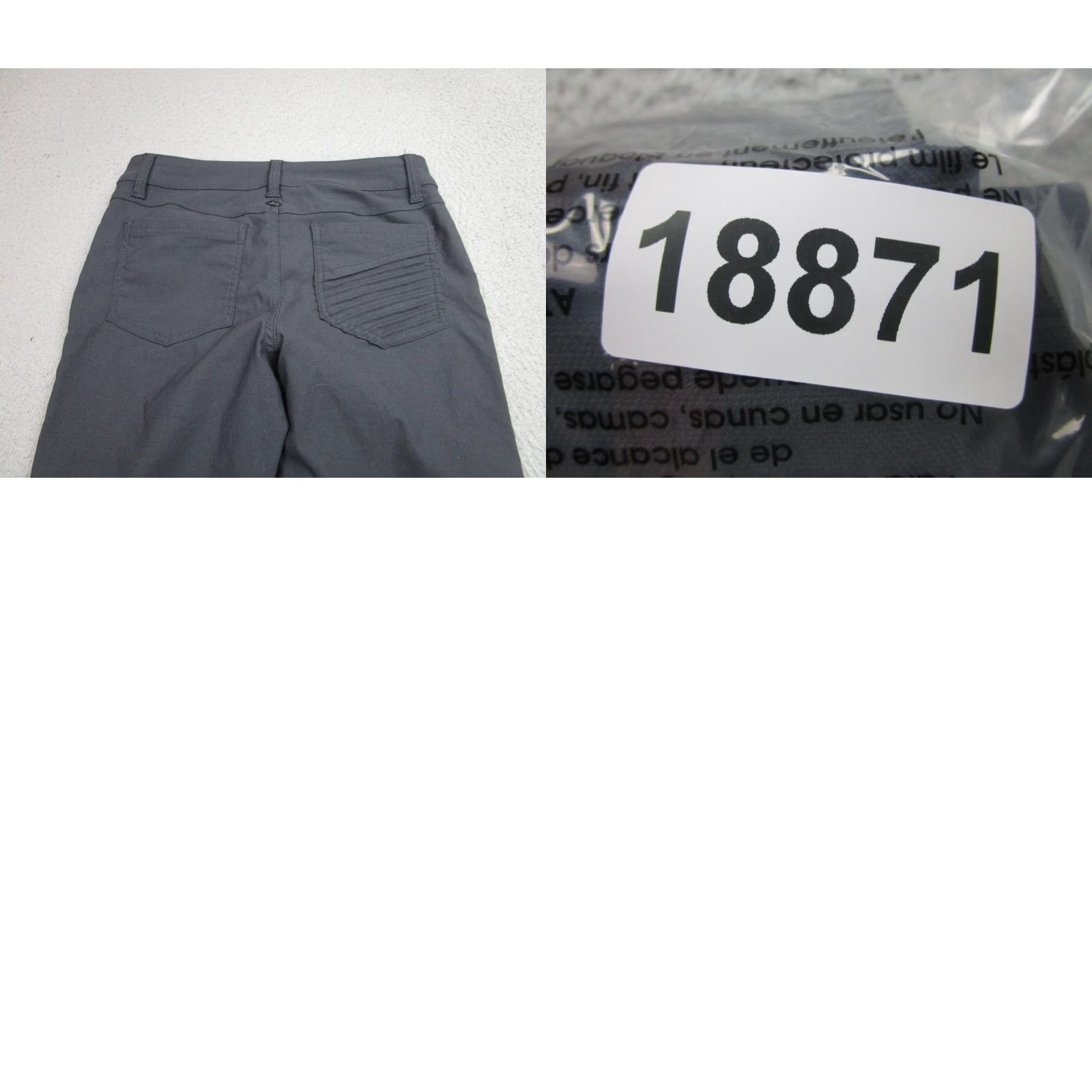 Prana Prana Pants Womens 6 Gray Brenna Skinny Stretch Camp Hike Outdoor w4118rg15 Size 28" / US 6 / IT 42 - 9 Thumbnail