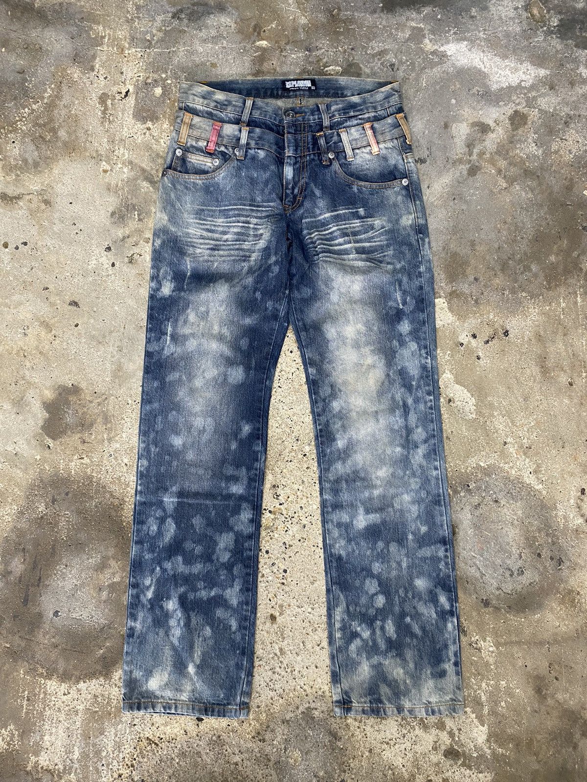 Japanese Brand × Vintage Exploison blue jeans wash japanese brand Size US 31 - 1 Thumbnail