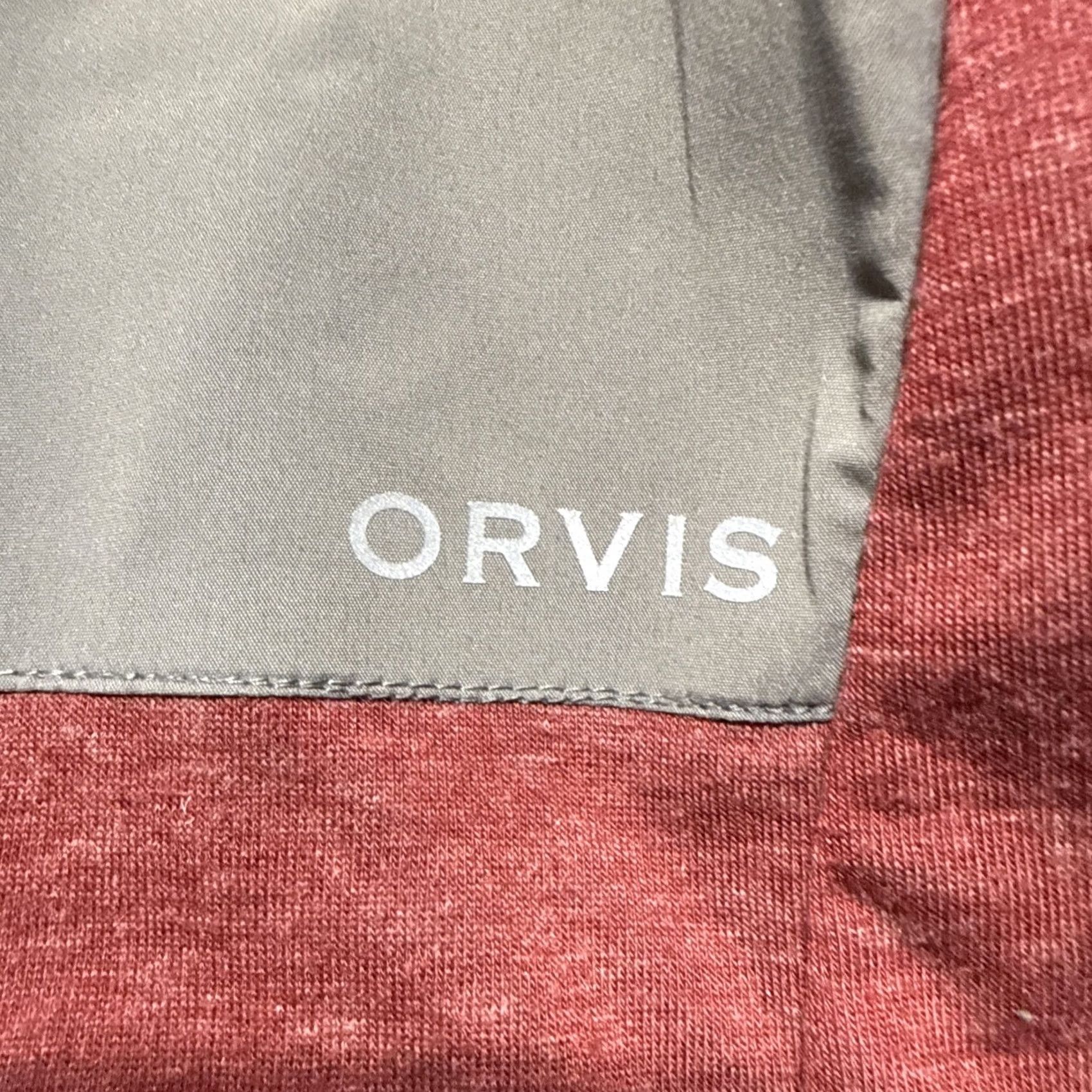 Orvis ORVIS Hybrid Wool Fleece Full Zip Jacket Coat Men L Maroon Gray Size US L / EU 52-54 / 3 - 2 Thumbnail