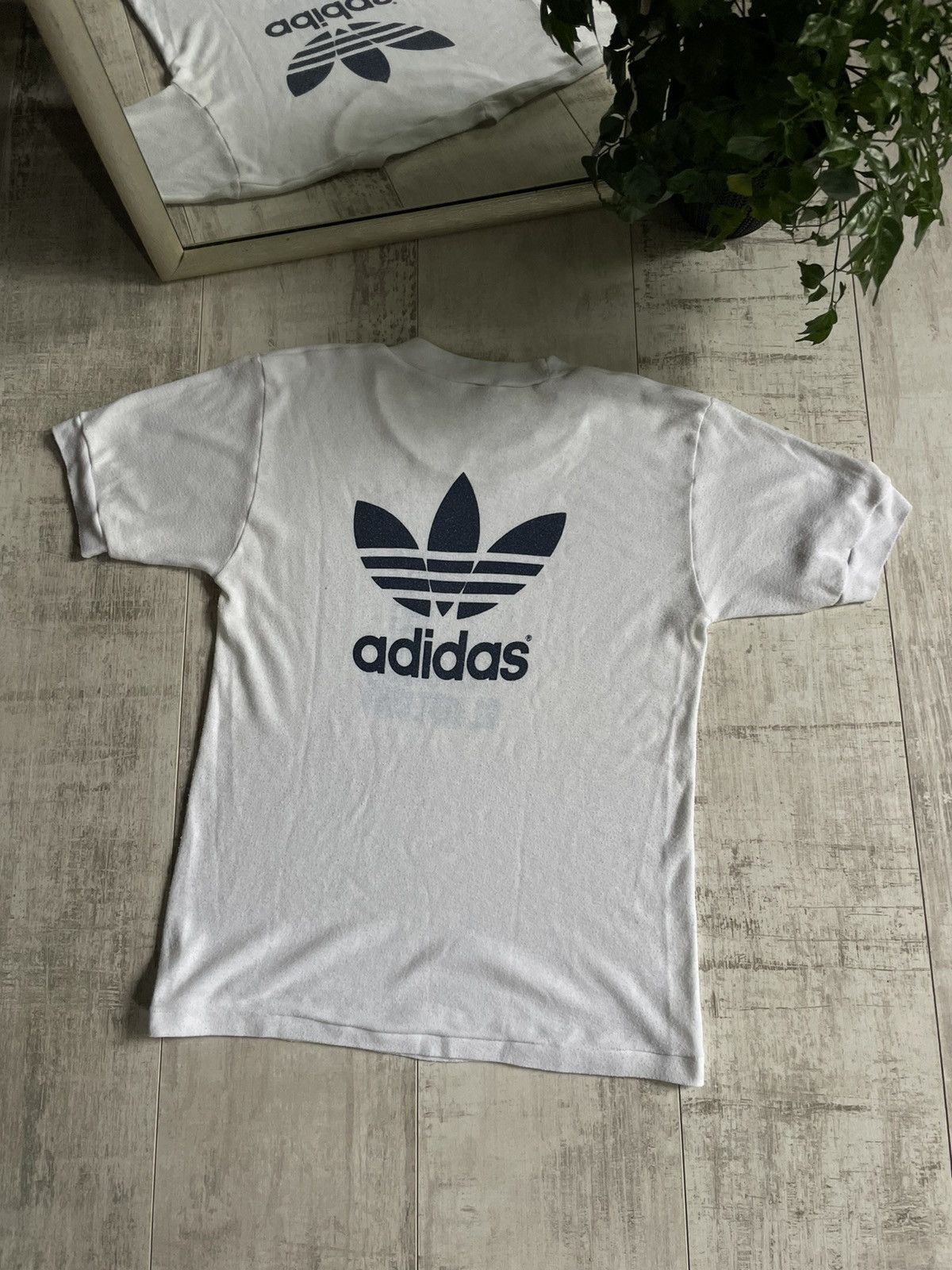 Adidas × Vintage Vintage Adidas 1985 G.Greifensee-Lauf Marathon Run T-Shirt Size US S / EU 44-46 / 1 - 2 Thumbnail