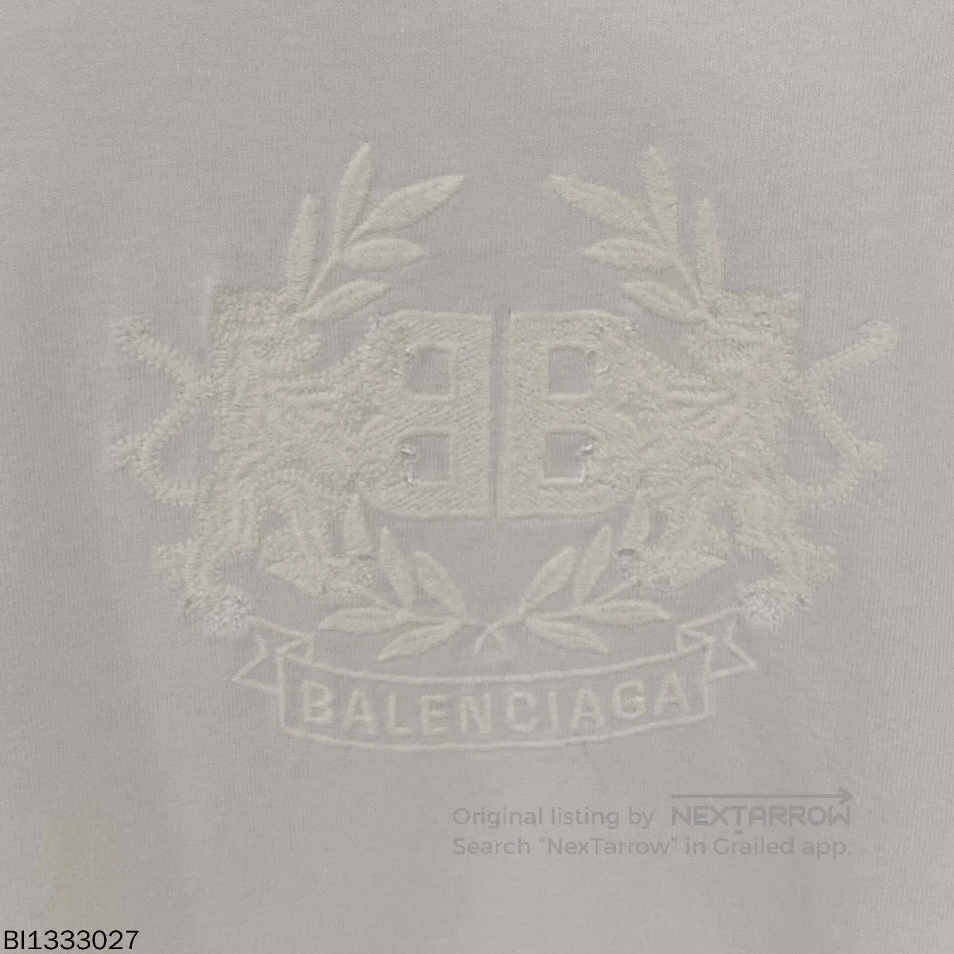 Balenciaga balenciaga short sleeve logo embroidered t-shirt. Size US S / EU 44-46 / 1 - 3 Thumbnail
