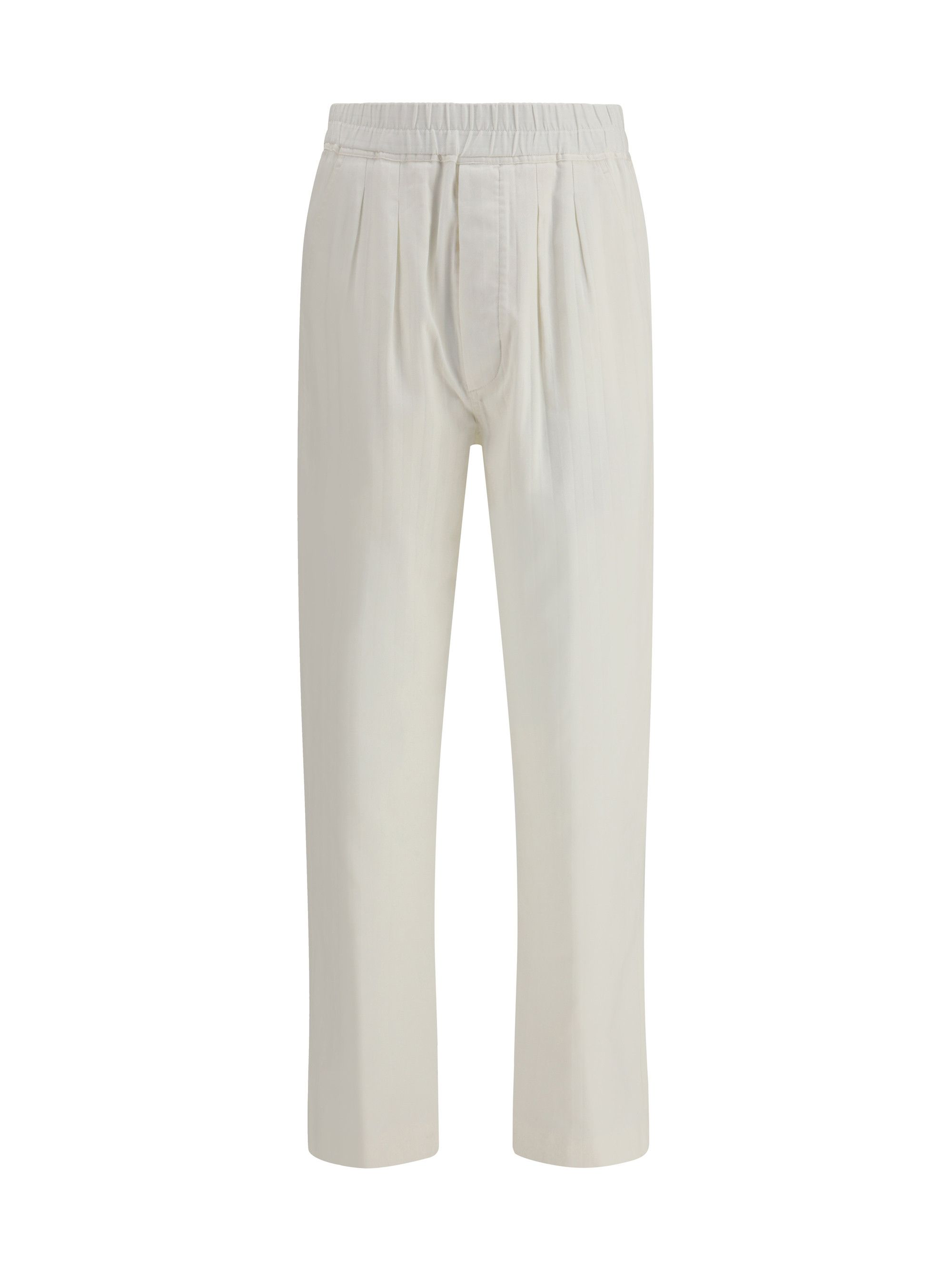 Tom Ford Herringbone Stripe Pleated Lounge Trousers Size US 31 - 1 Thumbnail
