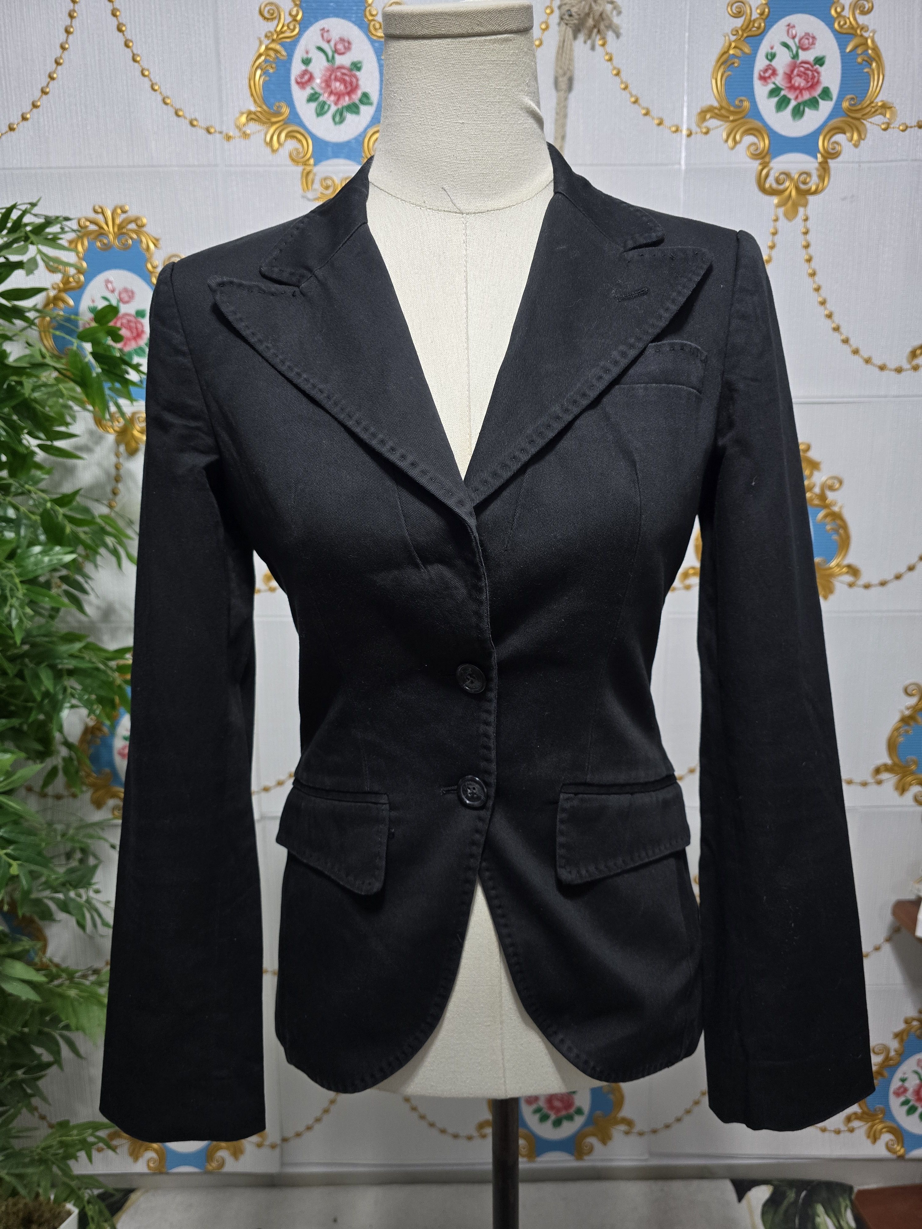 Dolce & Gabbana DOLCE & GABBANA blazer Black ,VINTAGE, WOMEN'S SMALL Size S / US 4 / IT 40 - 1 Thumbnail