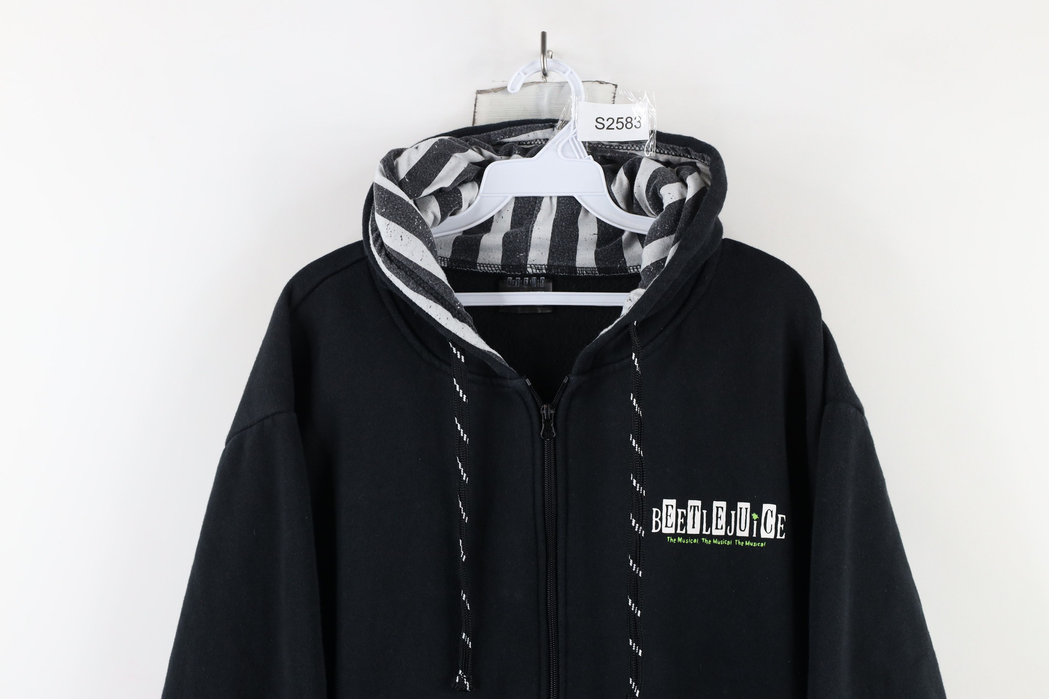 Vintage Vintage Out Beetlejuice The Musical Full Zip Hoodie Black Size US L / EU 52-54 / 3 - 2 Thumbnail