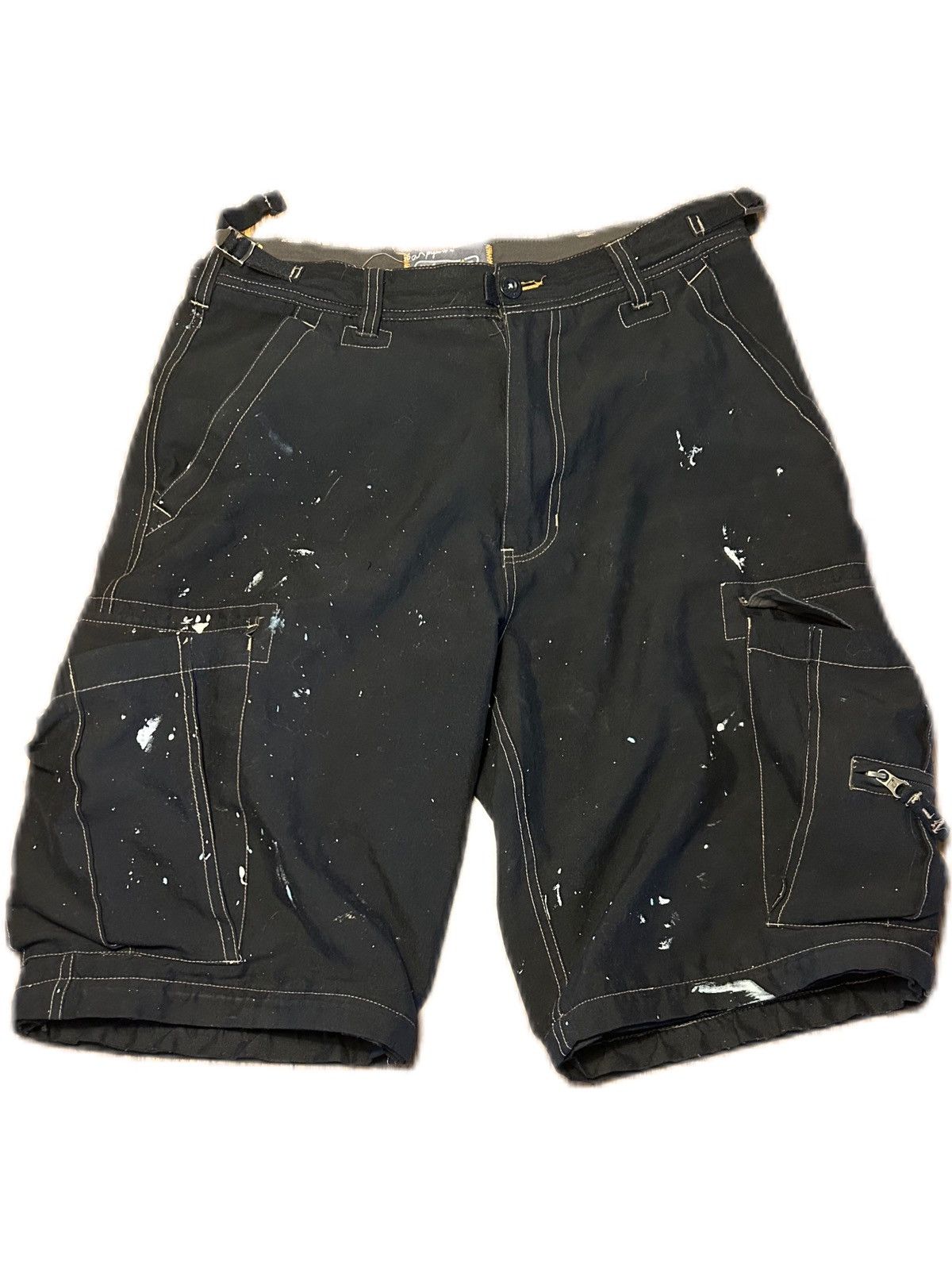 Urban Pipeline × Vintage Vintage Paint Splatter Cargo Shorts Size US 32 / EU 48 - 1 Thumbnail