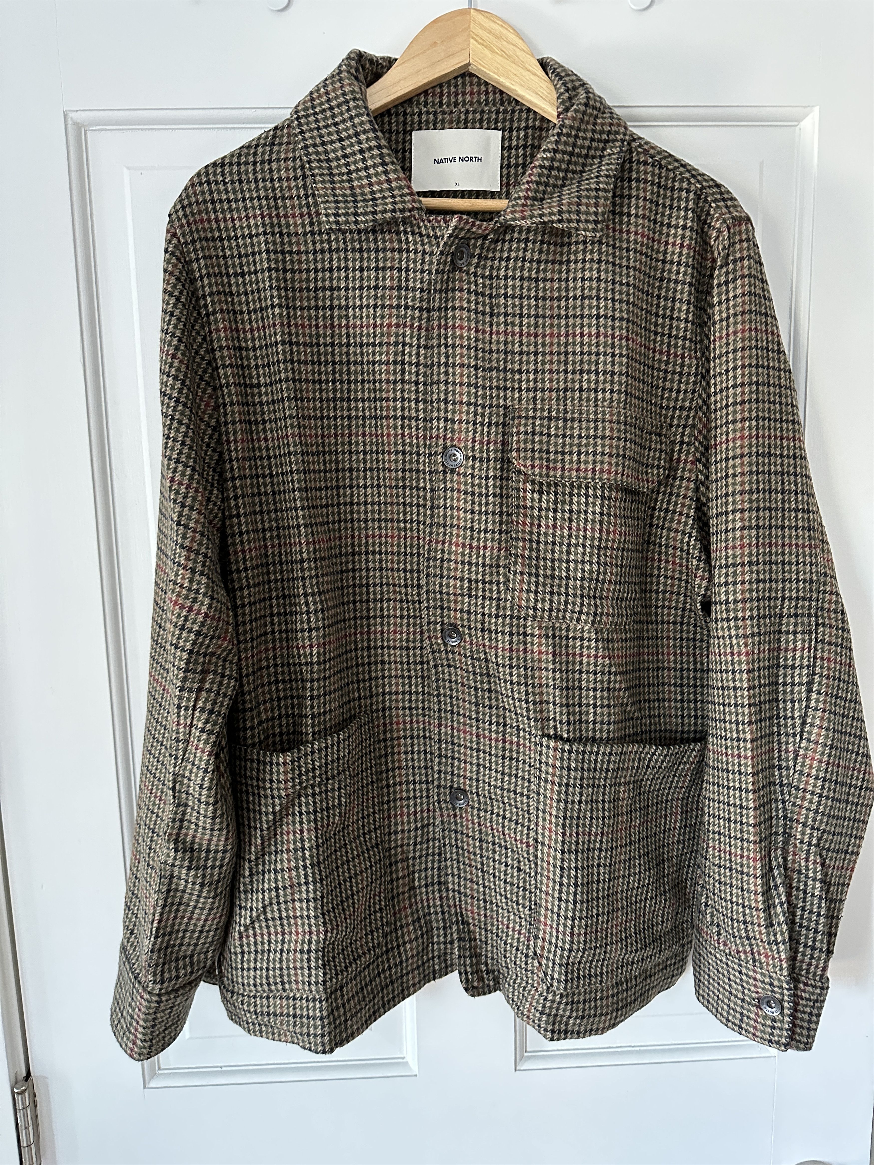 native north Tweed Utility Overshirt | Grailed