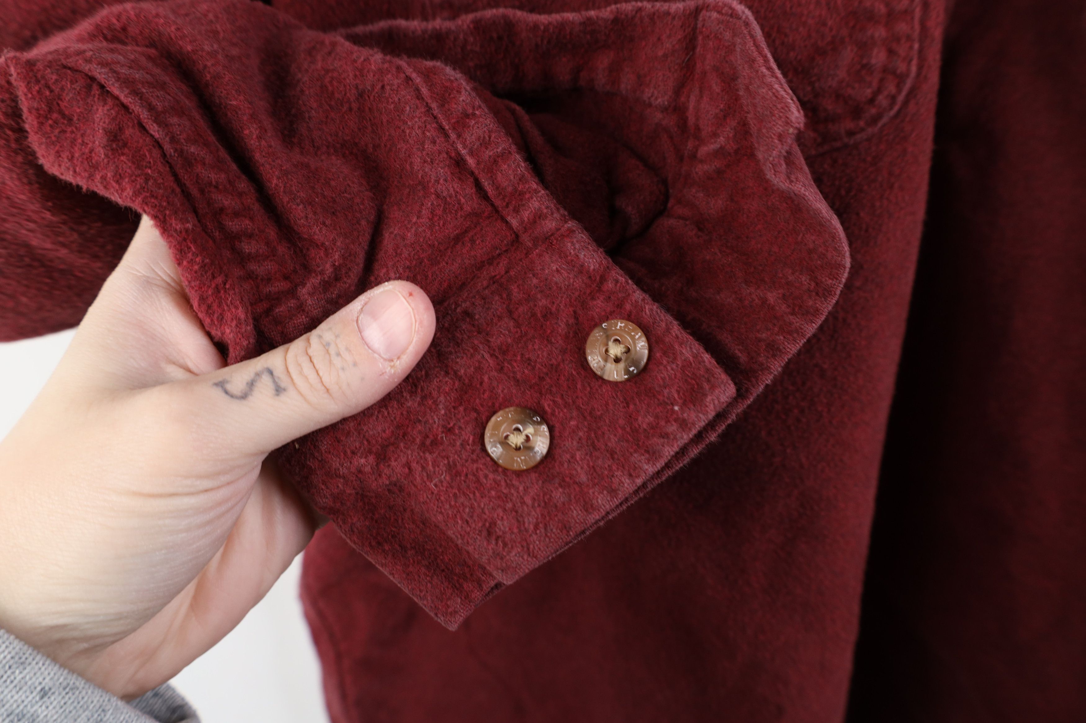 Vintage Vintage 90s Streetwear Heavyweight Chamois Cloth Shirt Size US XL / EU 56 / 4 - 6 Thumbnail