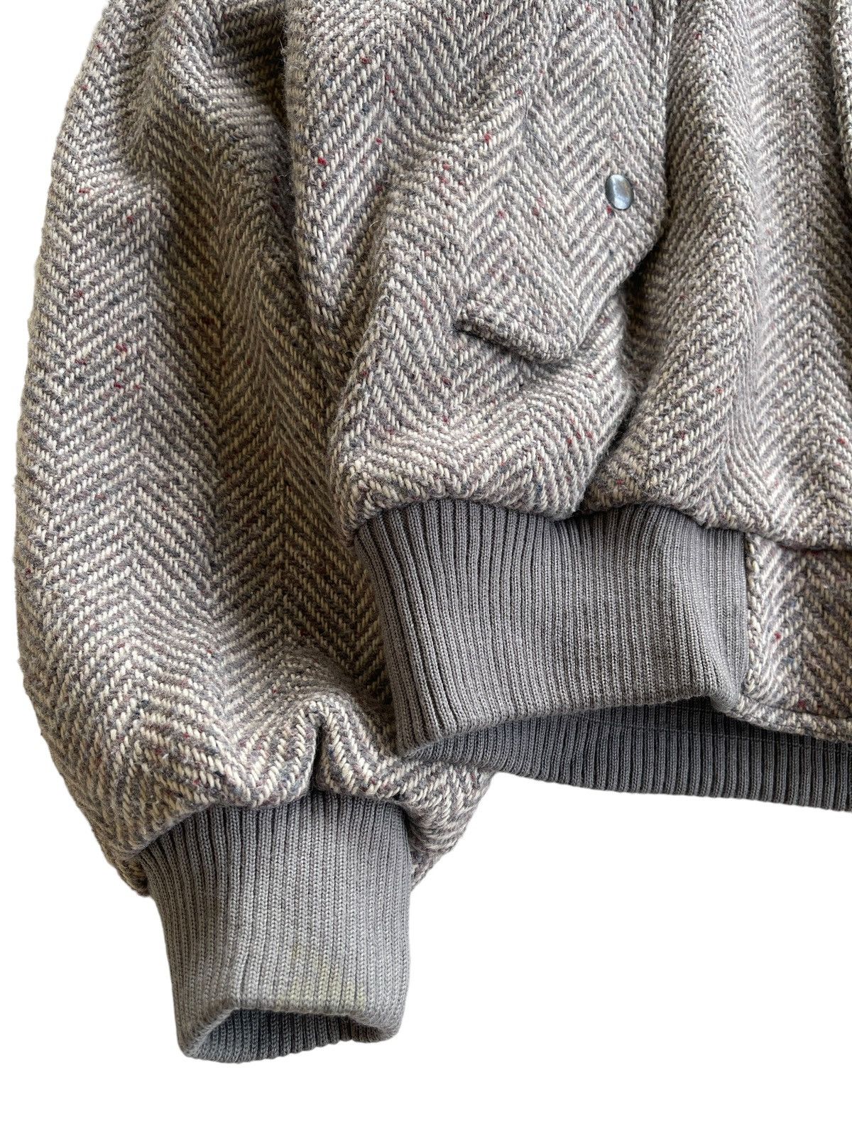 Members Only Vintage Members Only Europe Craft Wool Tweed Blouson Jacket Size US L / EU 52-54 / 3 - 10 Thumbnail