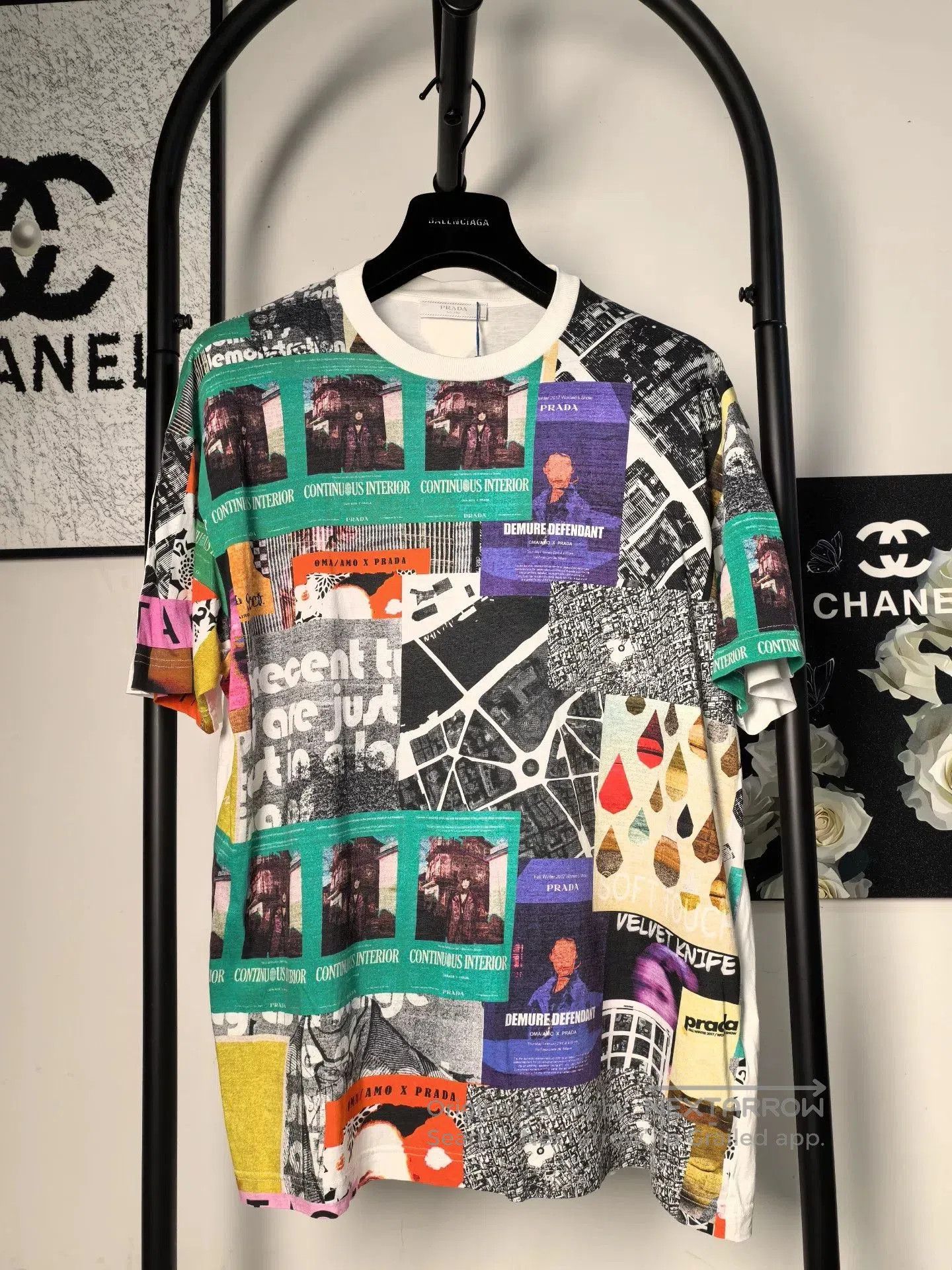 Prada Authentic Prada Short Sleeve Triangle Logo Shirt. Size US M / EU 48-50 / 2 - 1 Thumbnail