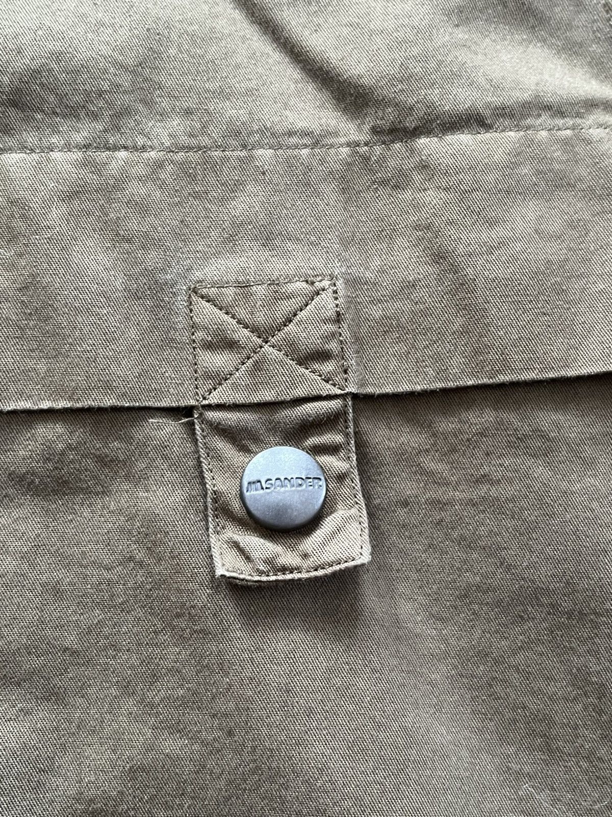 Jil Sander Jil Sander Raf Simons Era Cargo Button Down Shirt Olive Size US L / EU 52-54 / 3 - 6 Thumbnail