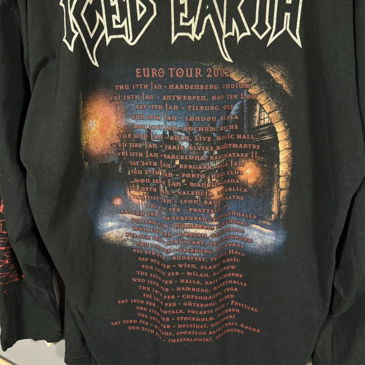 Band Tees Vintage 2002 Iced Earth Horror Show Tour Long Sleeve T-shirt Size US XL / EU 56 / 4 - 12 Thumbnail