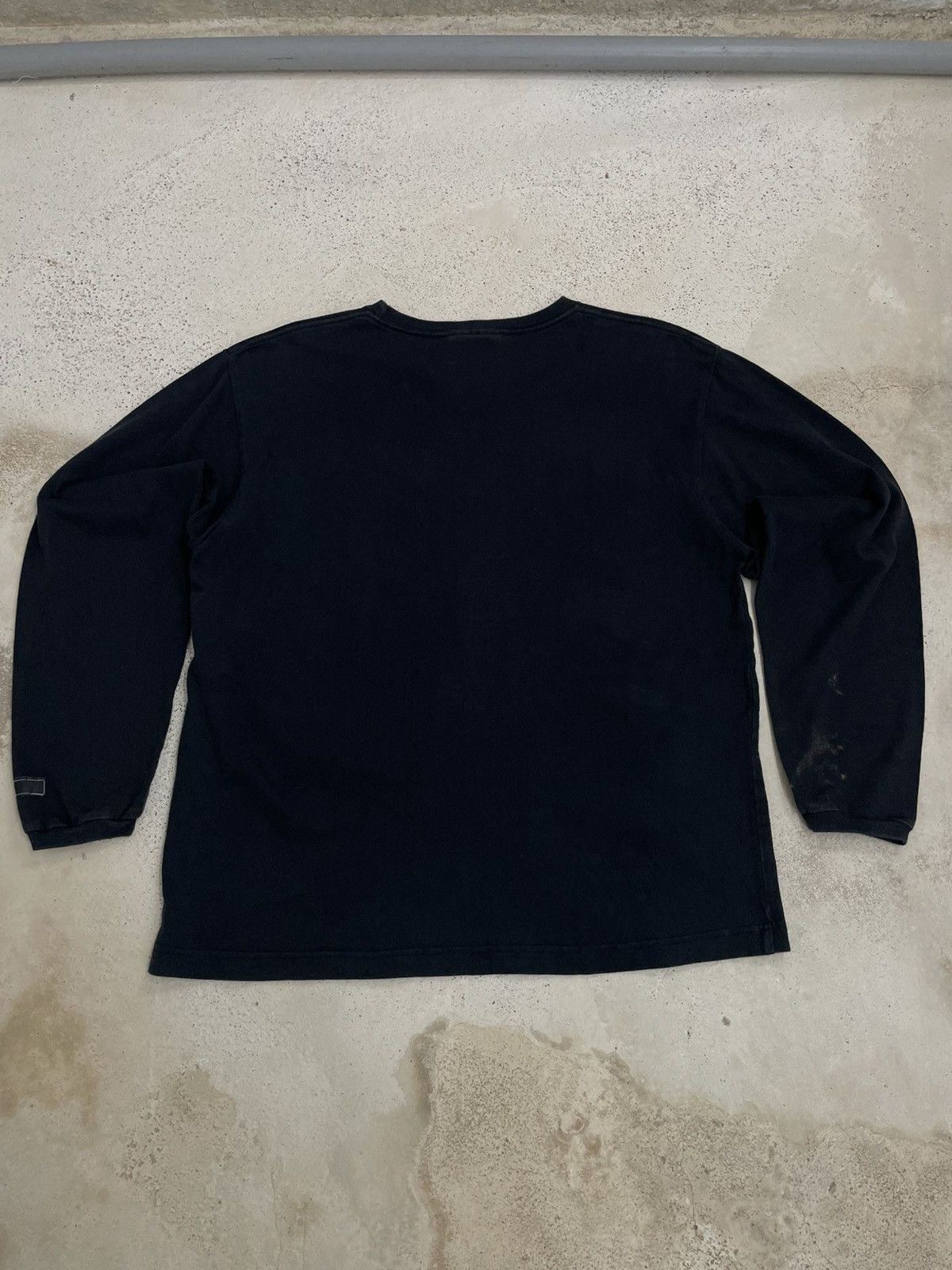 Japanese Brand Vintage 90’s Black Label Faded Wording Life Message Size US L / EU 52-54 / 3 - 2 Thumbnail