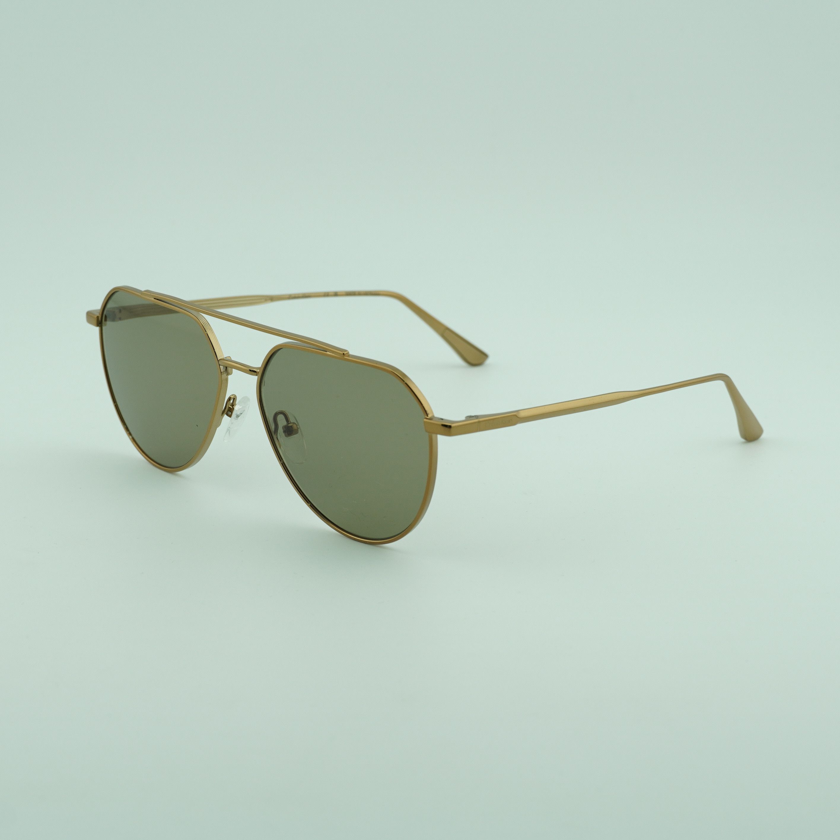 Calvin Klein Calvin Klein CK24100S N 771 Men Sunglasses Gold Aviator Fram Size ONE SIZE - 1 Thumbnail