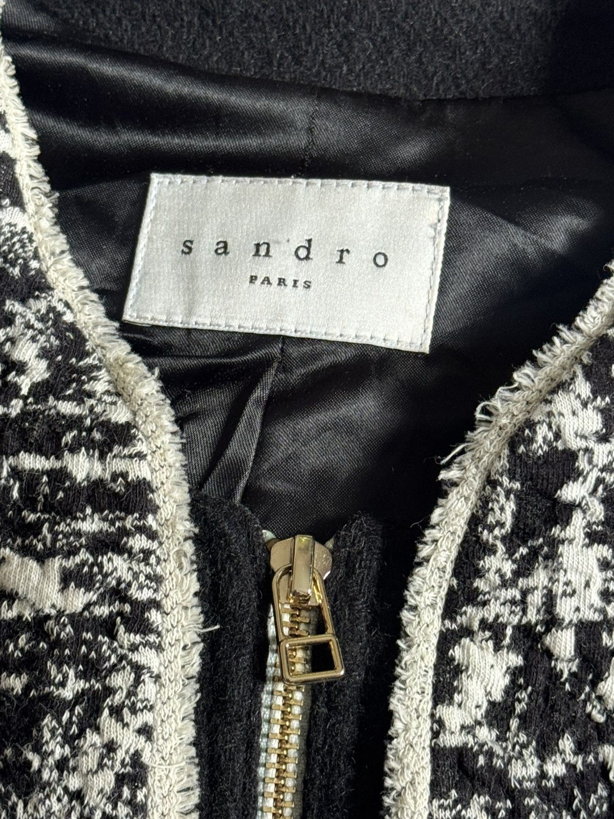 Sandro Sandro 36size casual zip blazer jacket 🧥 old money Size S / US 4 / IT 40 - 5 Thumbnail