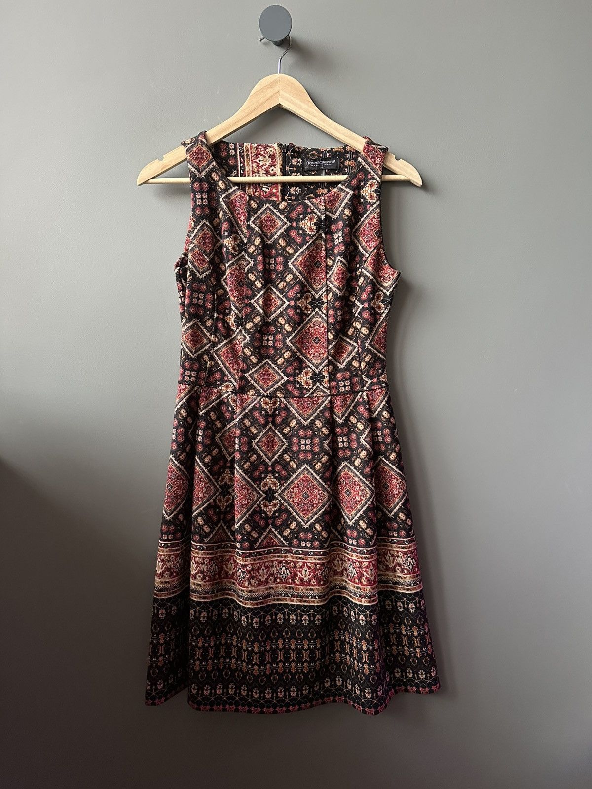 Other Rinascimento Italy Vintage-Inspired Jacquard Dress Size L Size L / US 10 / IT 46 - 1 Thumbnail