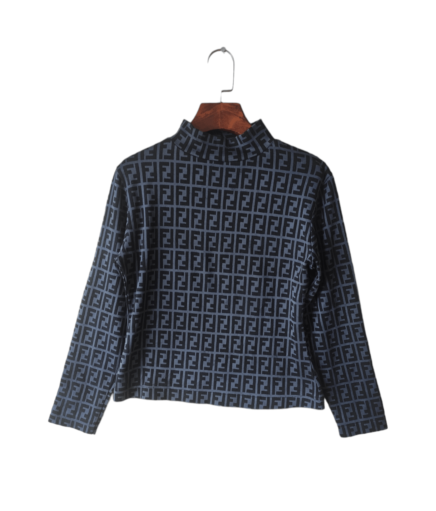 Fendi Fendi Zucca Monogram Turtleneck Long Sleeve shirts Size US XS / EU 42 / 0 - 1 Thumbnail