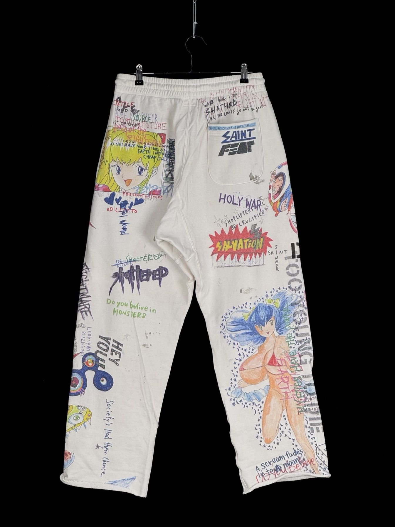 Saint Michael × Takashi Murakami takashi murakami weatpants M Size US 32 / EU 48 - 2 Thumbnail