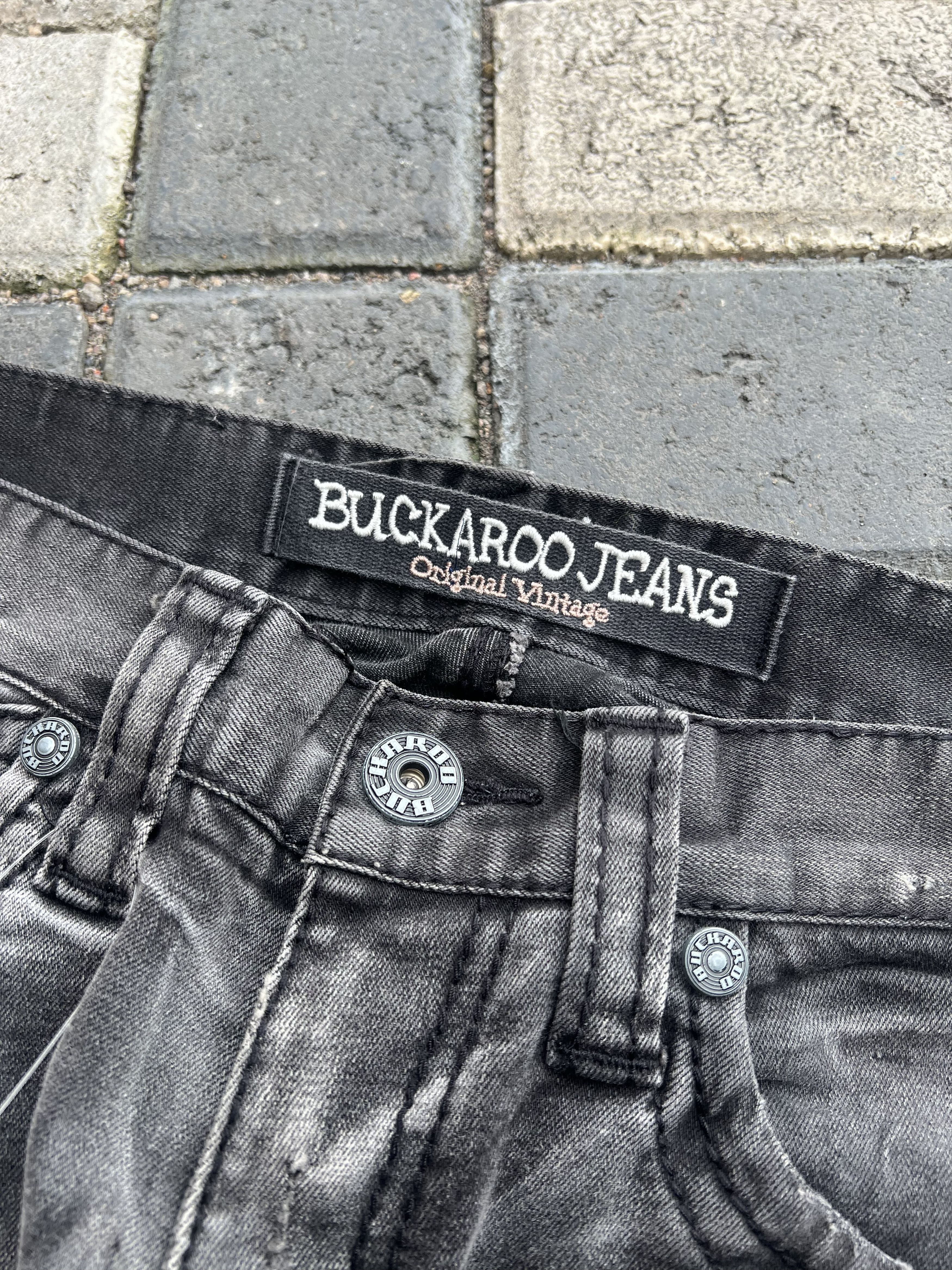 BUCKAROO 2000s Buckarok Japan Ripped Distressed Jeans y2k Lgb Ifsix Size US 29 - 6 Thumbnail