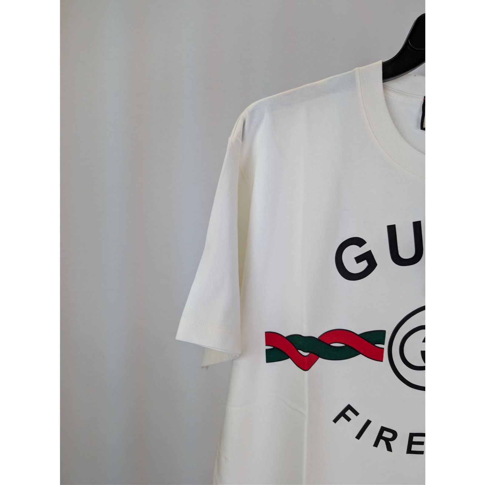 Gucci o1rshd1 Firenze 1921 cotton T-shirt in White Size US M / EU 48-50 / 2 - 6 Thumbnail