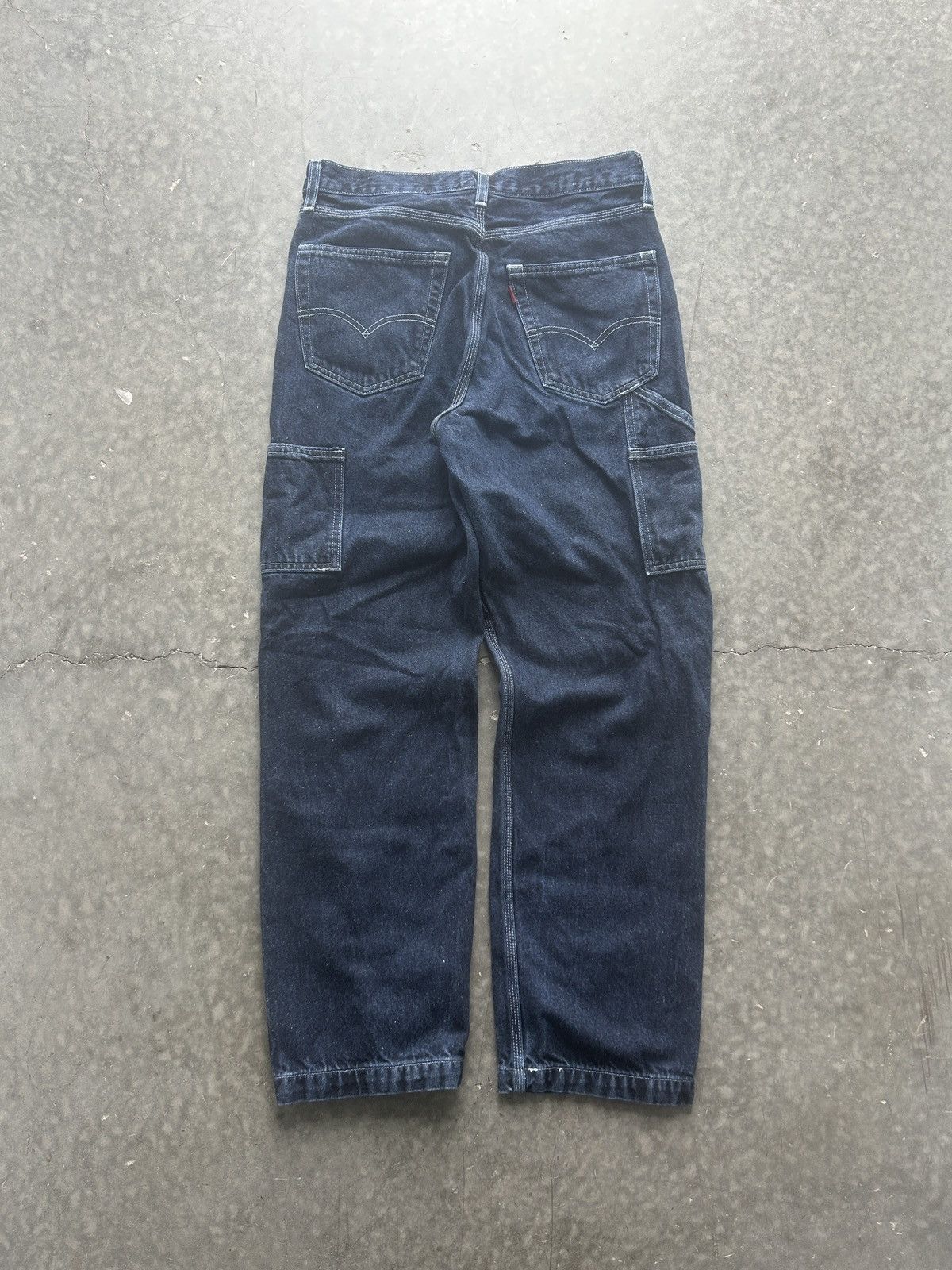 Levi's × Vintage Vintage Y2K Levi’s Carpenter Jeans Dark Wash Size US 29 - 1 Thumbnail