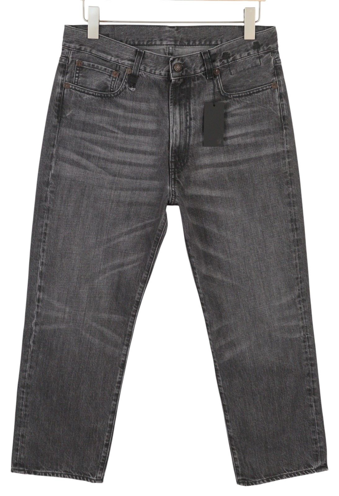 BOYFRIEND 26 Wilson Black Faded Cropped Jeans 86144