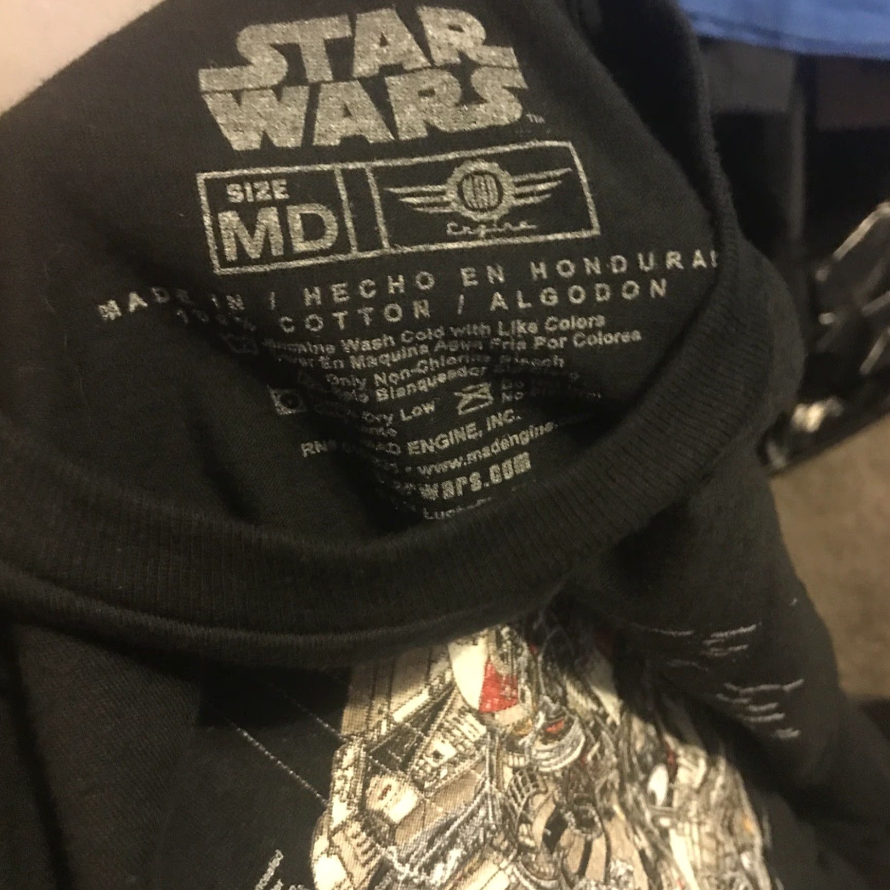 Star Wars Star Wars Shirt T-Shirt Cotton NWT Medium Black Mens Stars - Size US M / EU 48-50 / 2 - 4 Thumbnail