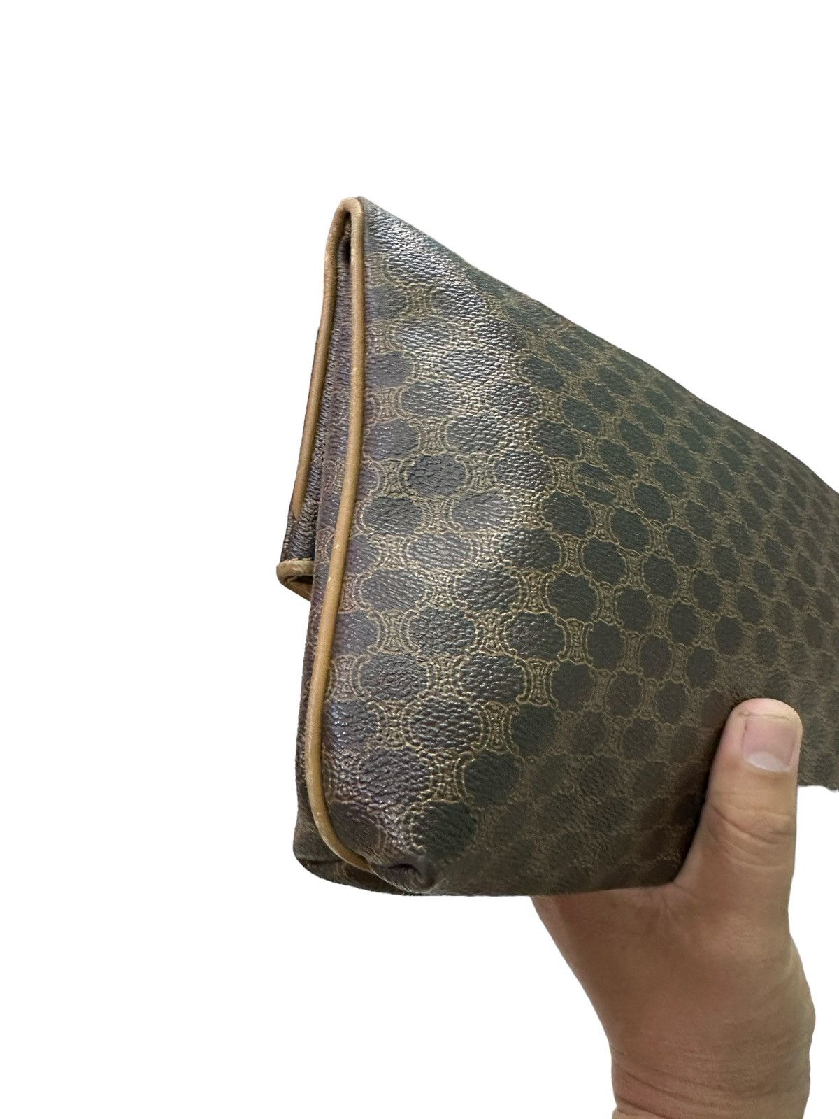 Celine × Vintage AUTHENTIC VINTAGE CELINE MACADAM CLUTCH BAG Size ONE SIZE - 16 Thumbnail