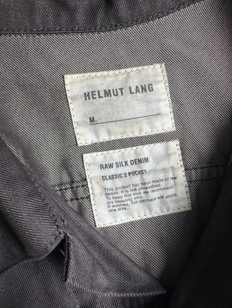 Helmut Lang HELMUT LANG black grey sz 46 classic 2 pocket raw silk denim Size US S / EU 44-46 / 1 - 4 Thumbnail