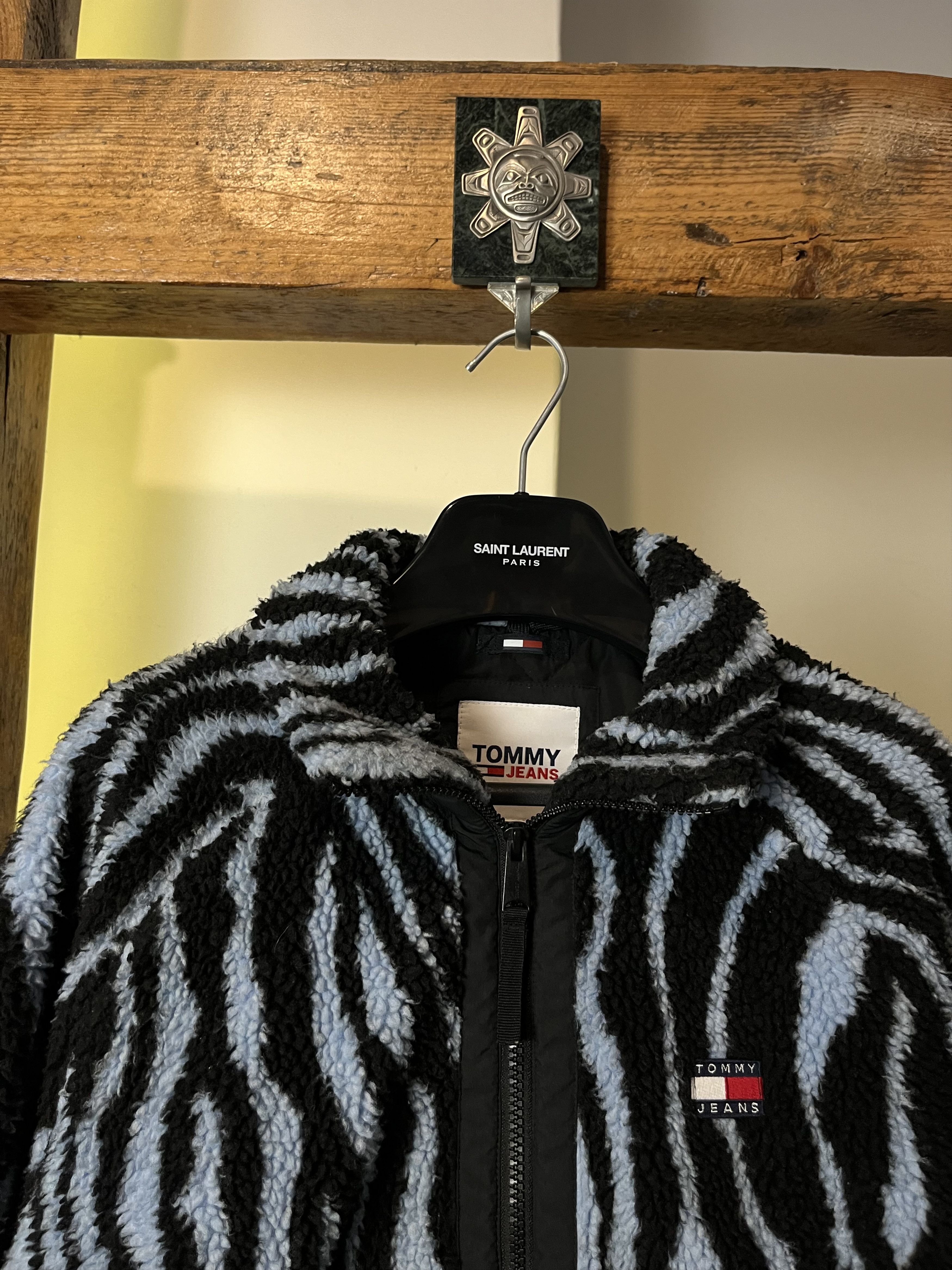 Tommy Hilfiger Tommy Hilfiger Jeans Zebra Print Padded Sherpa Jacket Size S / US 4 / IT 40 - 4 Thumbnail