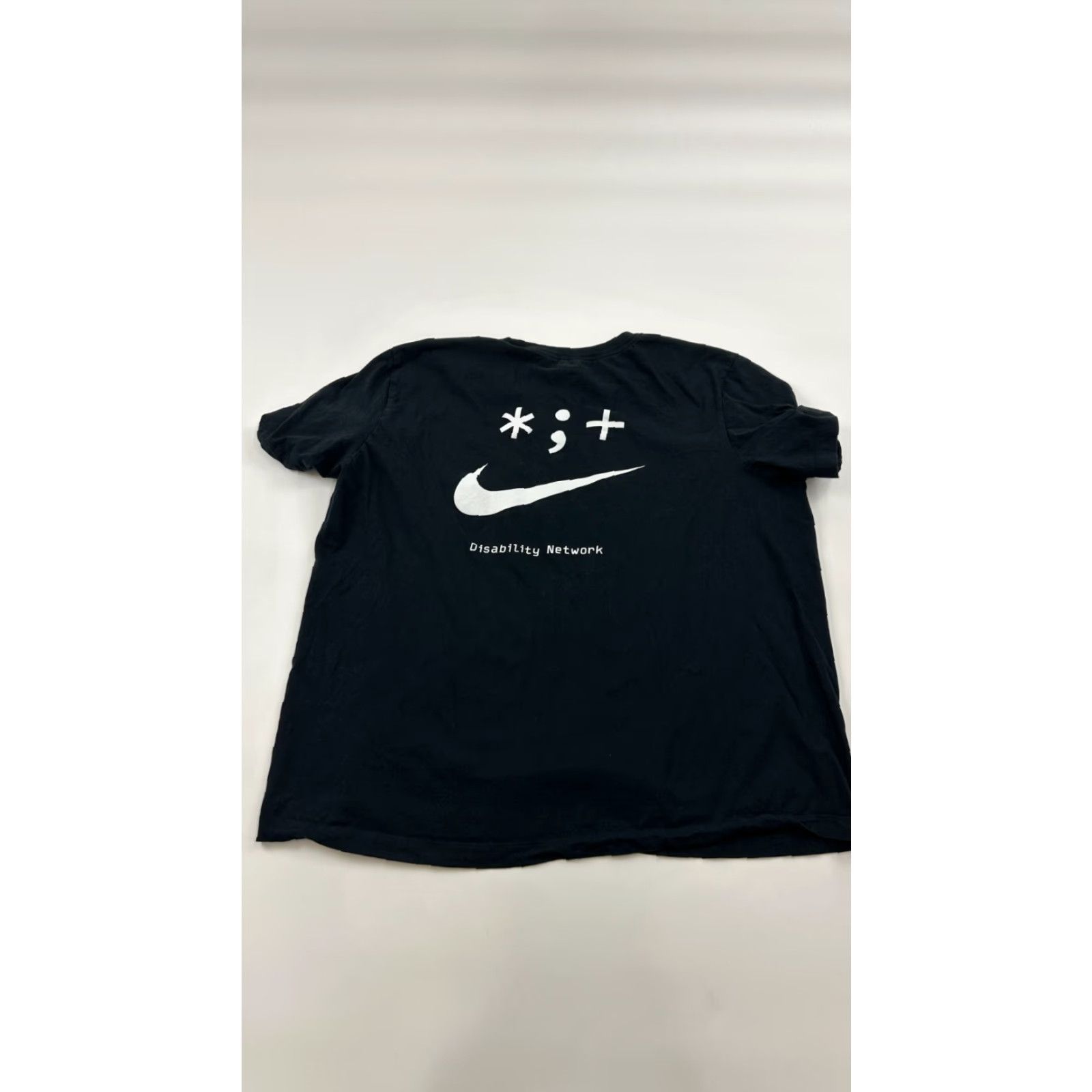 Nike Nike T-Shirt Mens 2XL Black Swoosh Logo Regular Fit Crew Neck Sports Outdoor Size US XXL / EU 58 / 5 - 5 Thumbnail